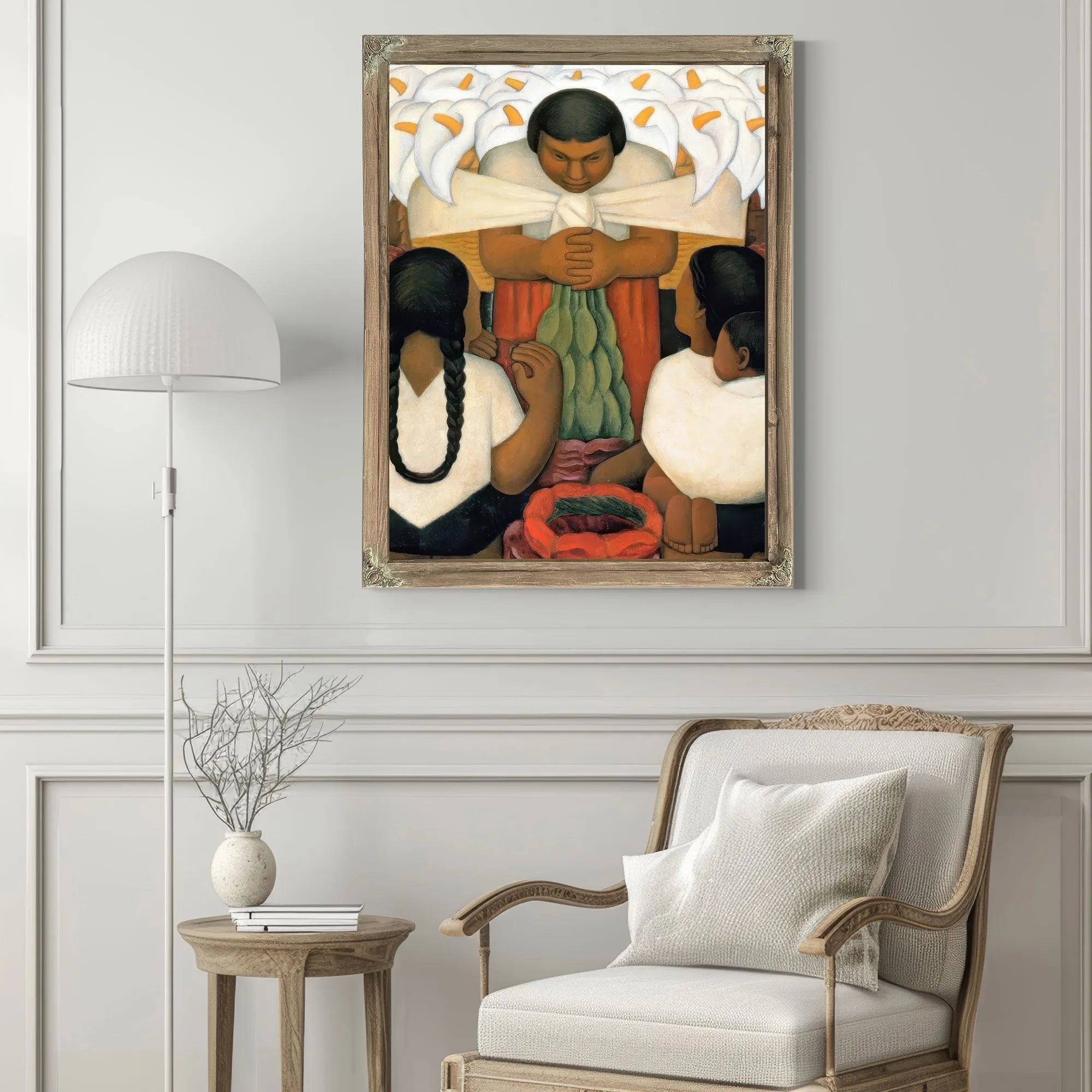 Flower Day Flower Festival By Diego Rivera Fine Art Print