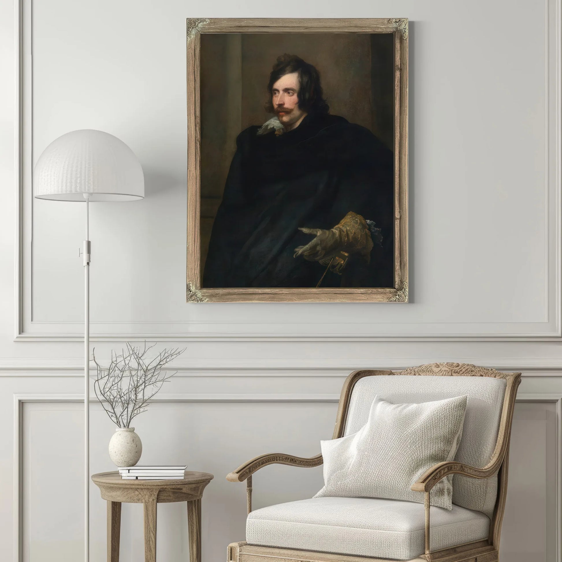 Anthony Van Dyck Portrait Of A Man With A Gloved Hand 1540 By Anthony Van Dyck Fine Art Print