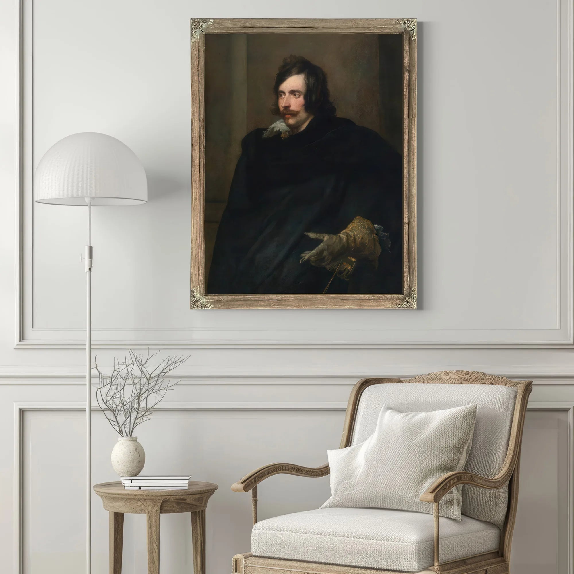 Anthony Van Dyck Portrait Of A Man With A Gloved Hand 1540 By Anthony Van Dyck Fine Art Print