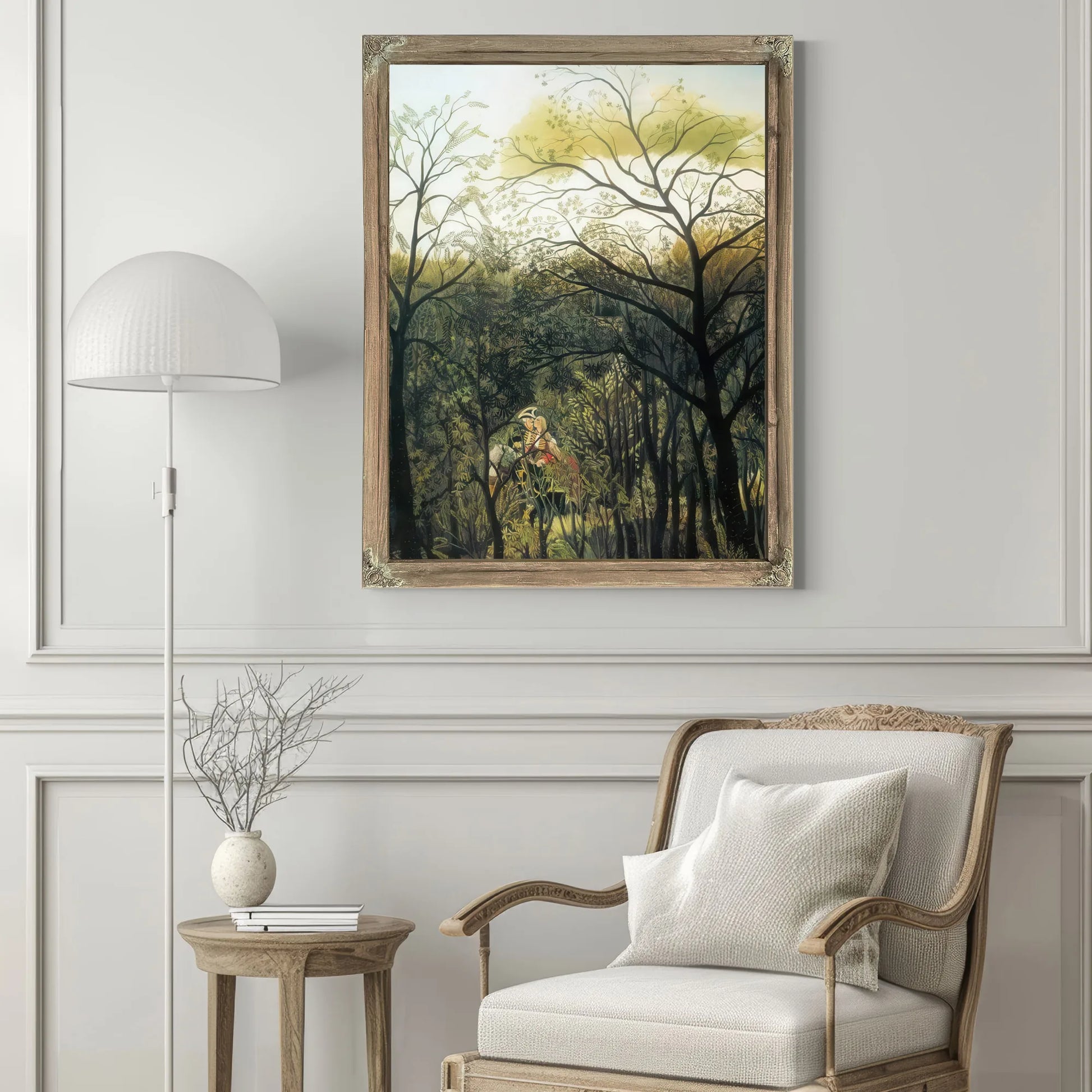 Rendezvous In The Forest 1889 By Henri Rousseau Fine Art Print
