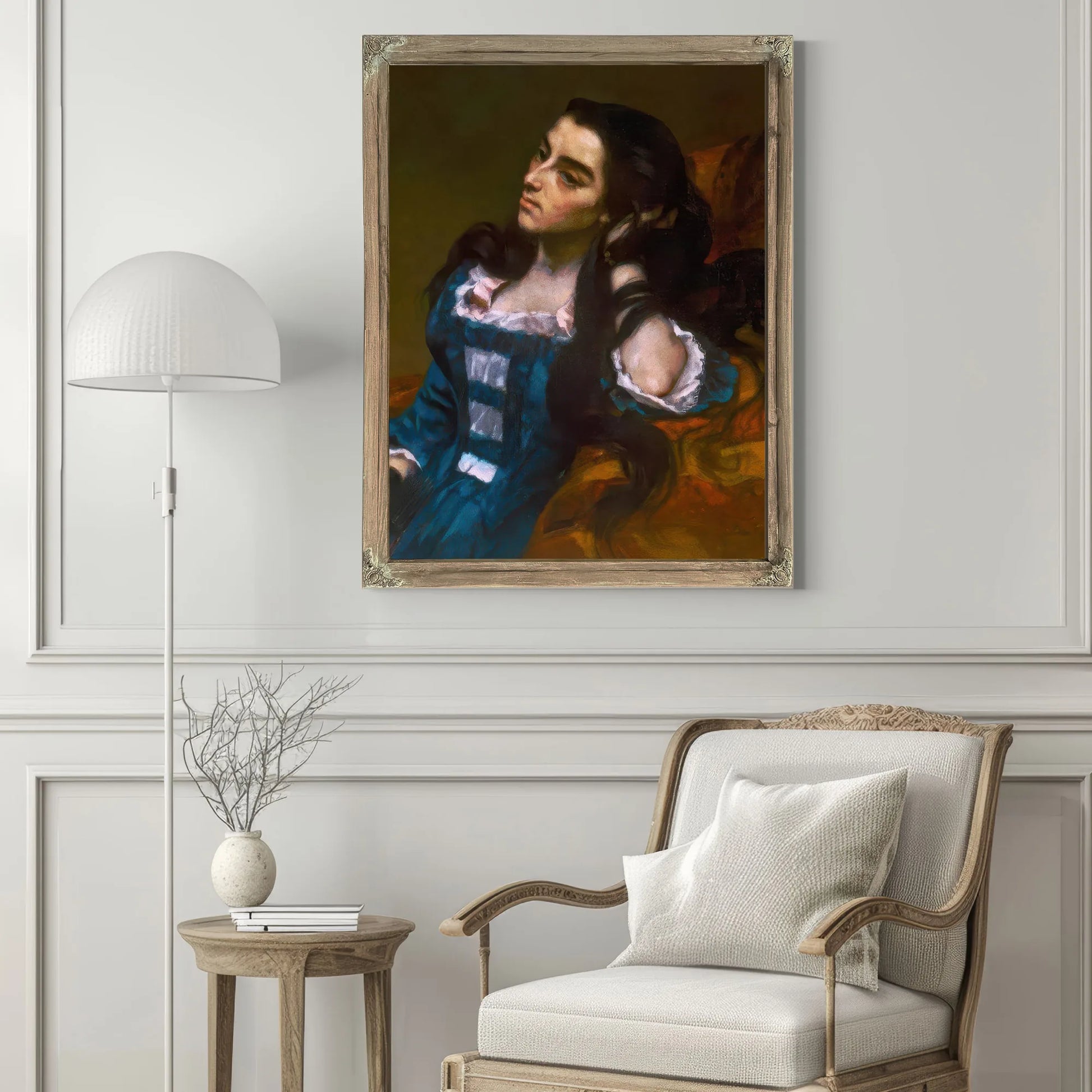 Spanish Woman By Gusave Courbet Fine Art Print