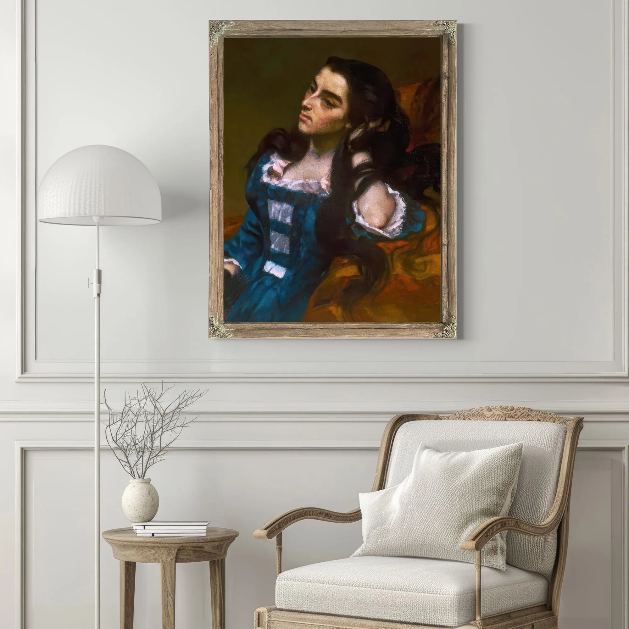 Spanish Woman By Gusave Courbet Fine Art Print