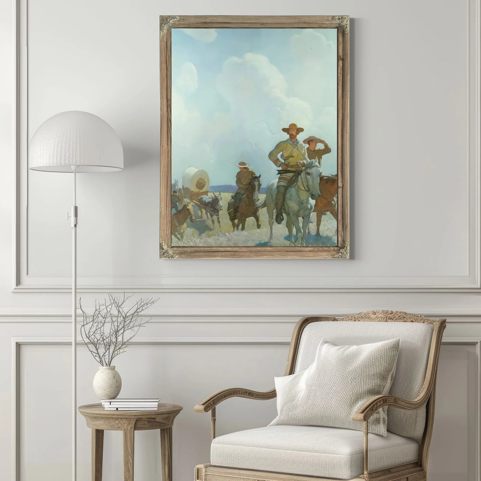 The Parkman Outfit Henry Chatilon Guide And Hunter By NC Wyeth Fine Art Print