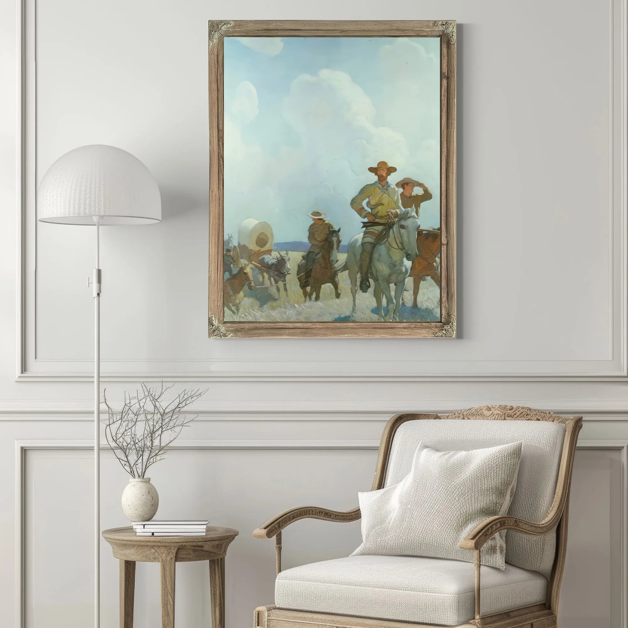 The Parkman Outfit Henry Chatilon Guide And Hunter By NC Wyeth Fine Art Print