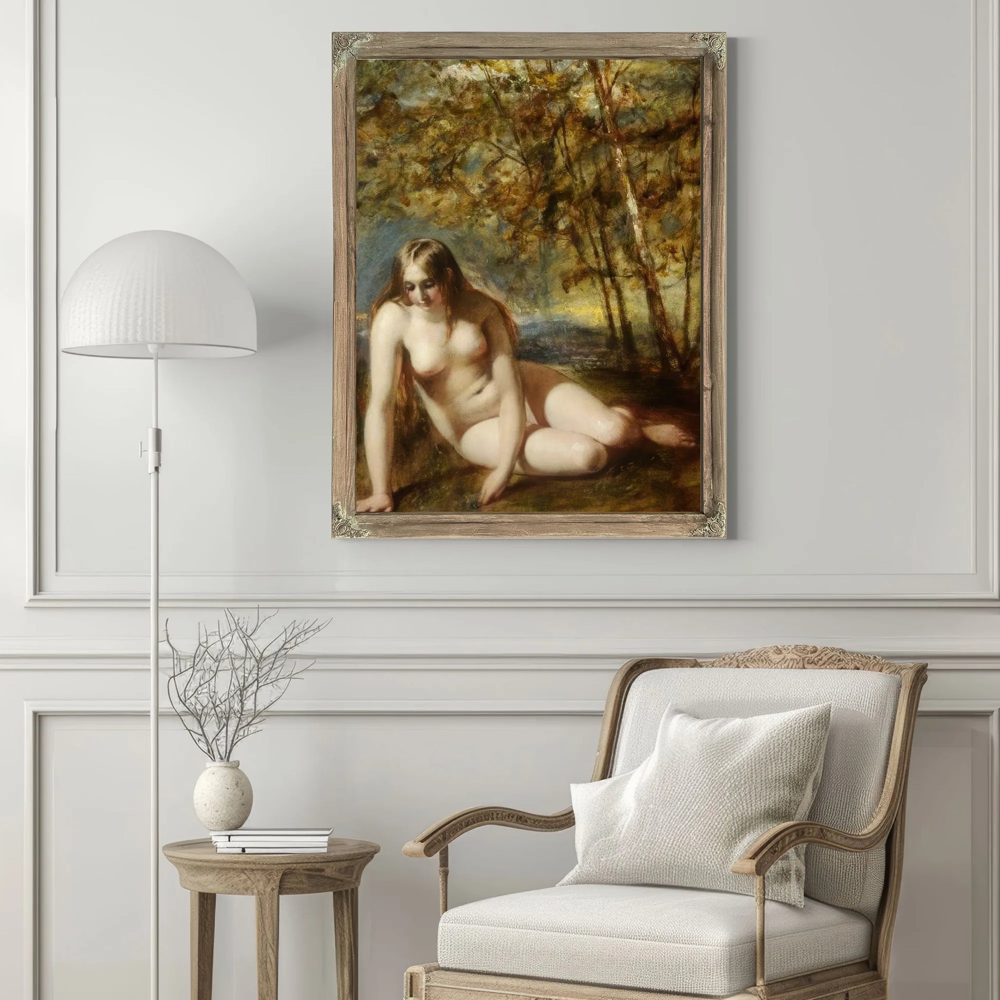 Eve At The Fountain By William Etty Fine Art Print