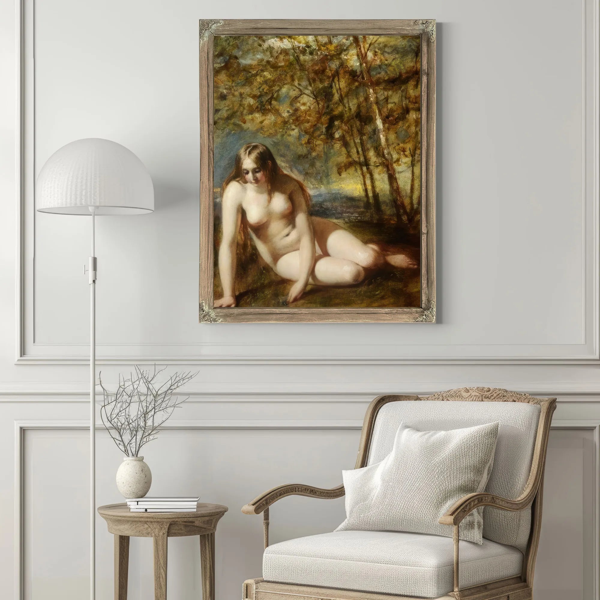 Eve At The Fountain By William Etty Fine Art Print