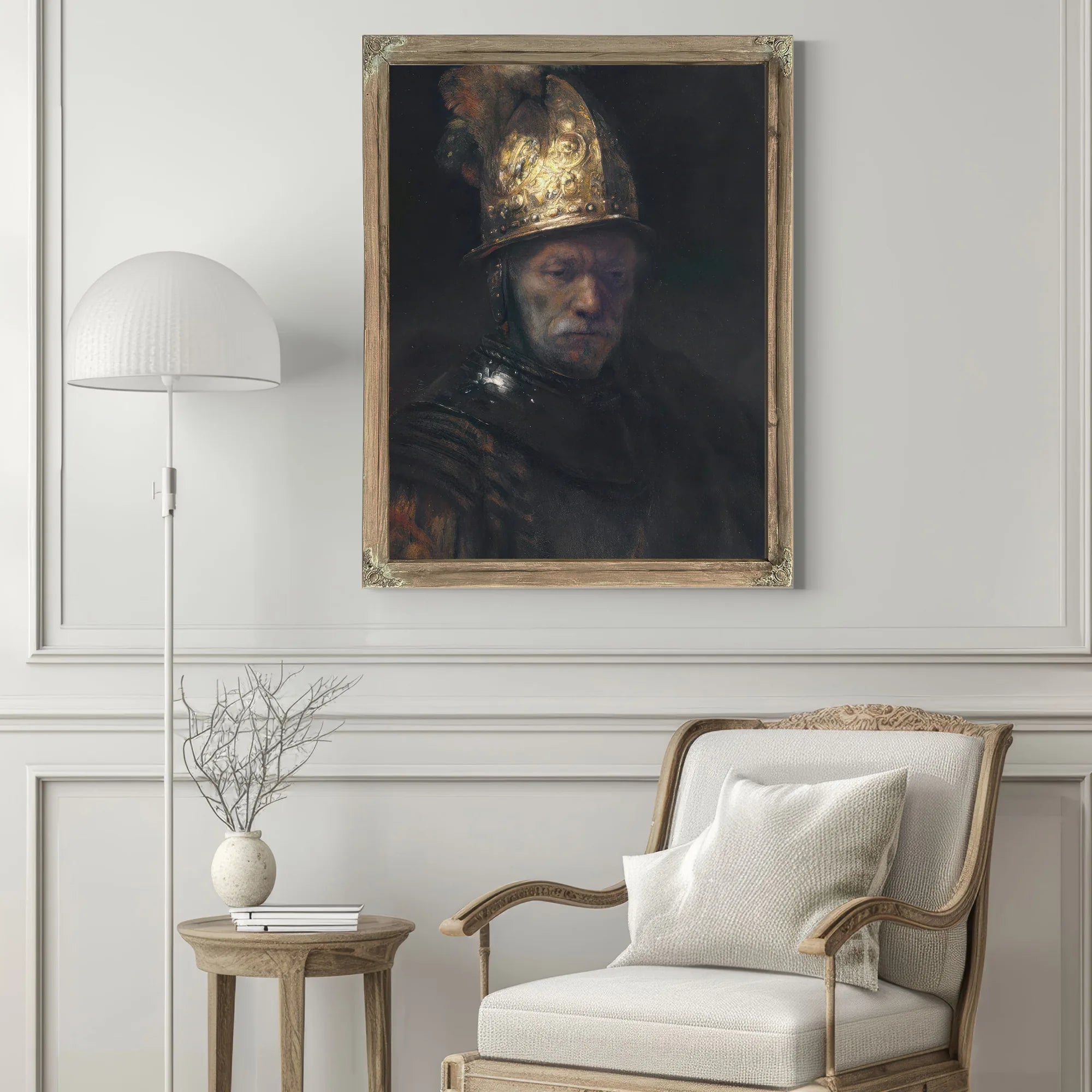 The Man With The Golden Helmet By Rembrandt Fine Art Print
