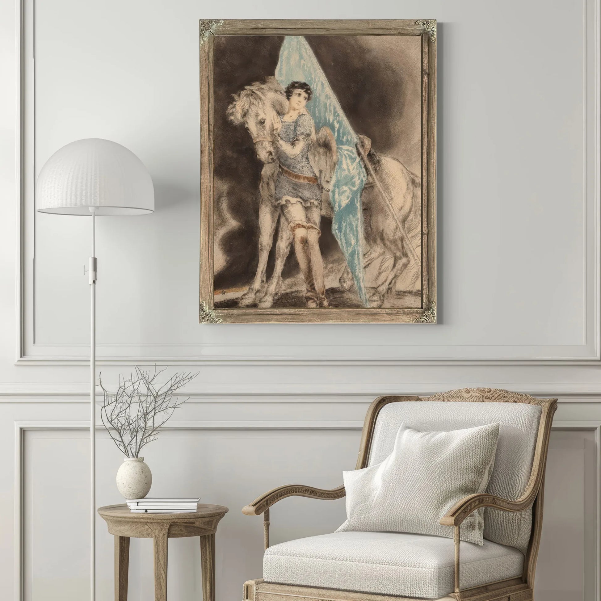 Jeanne D Arc By Louis Icart Fine Art Print