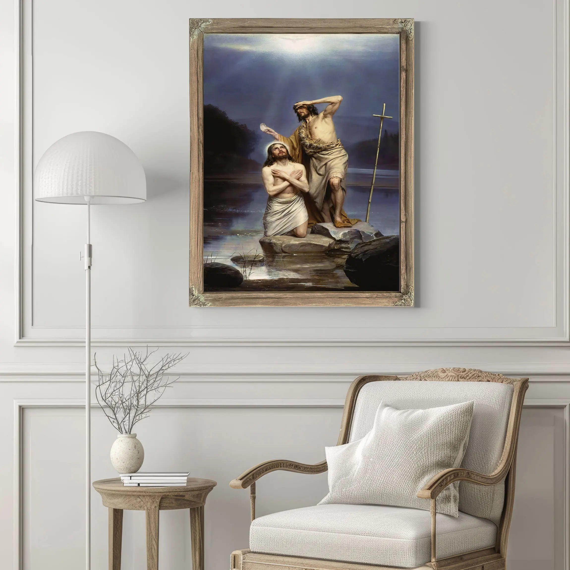 The Baptism Of Christ 8 by Carl Bloch