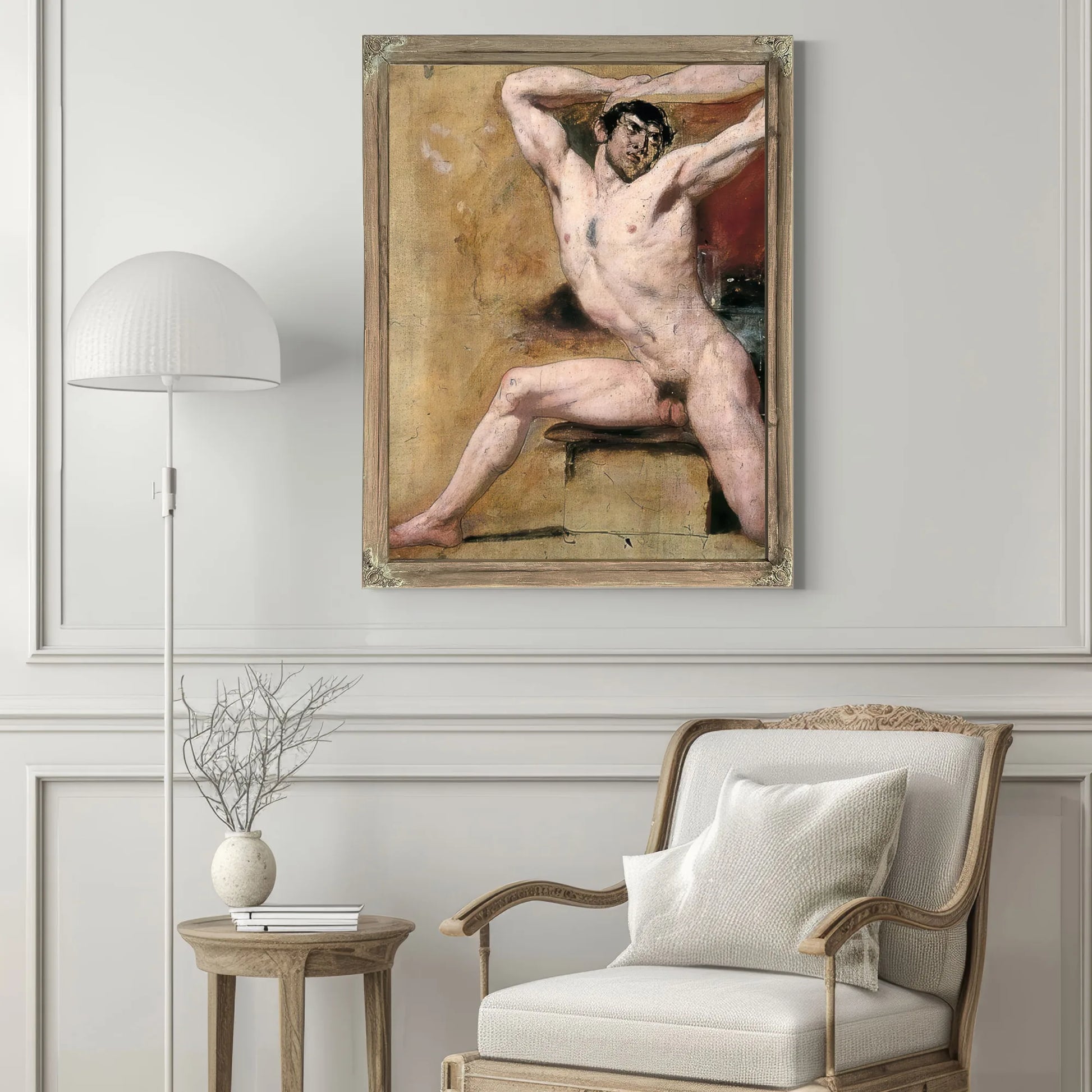 Male Nude 3 By William Etty Fine Art Print