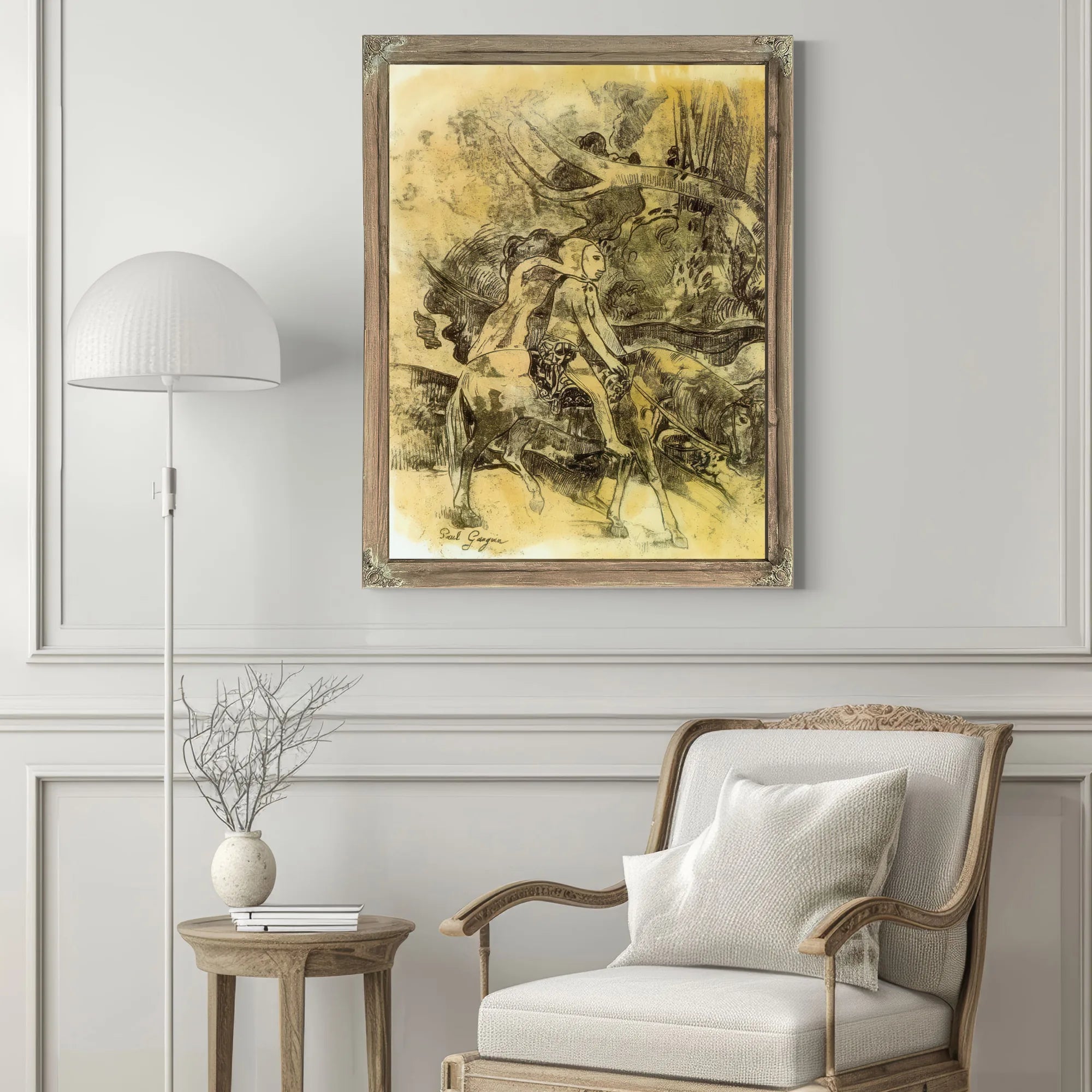 Rider By Paul Gauguin Fine Art Print