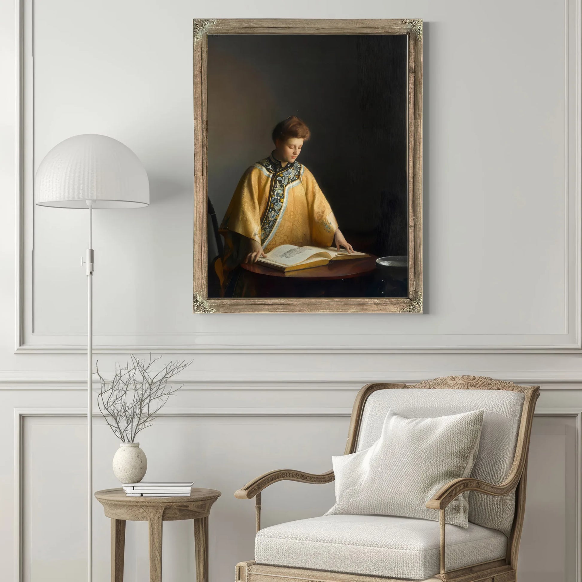 The Yellow Jacket By William Mcgregor Paxton Fine Art Print