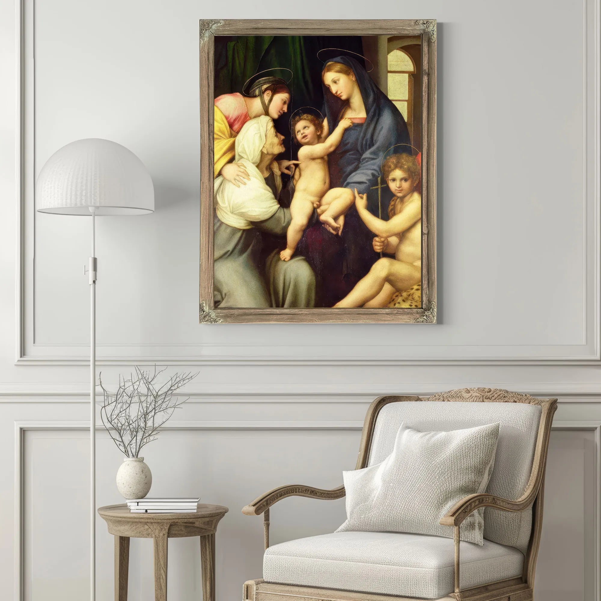 The Holy Family By Raphael Fine Art Print