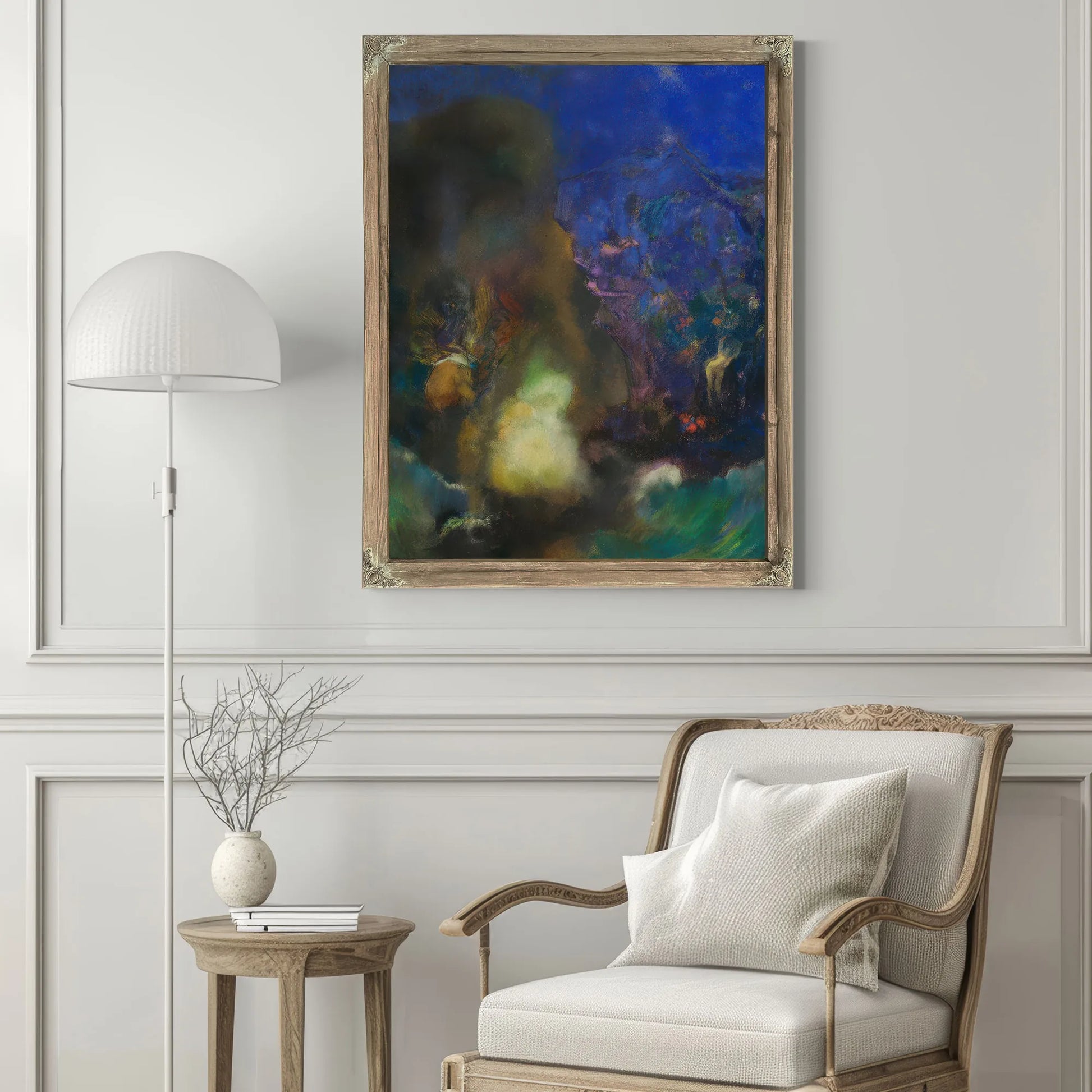Roger Et Angelica 1910 Pastel 92 7X73Cm Museum Of Modern Art By Odilon Redon Fine Art Print