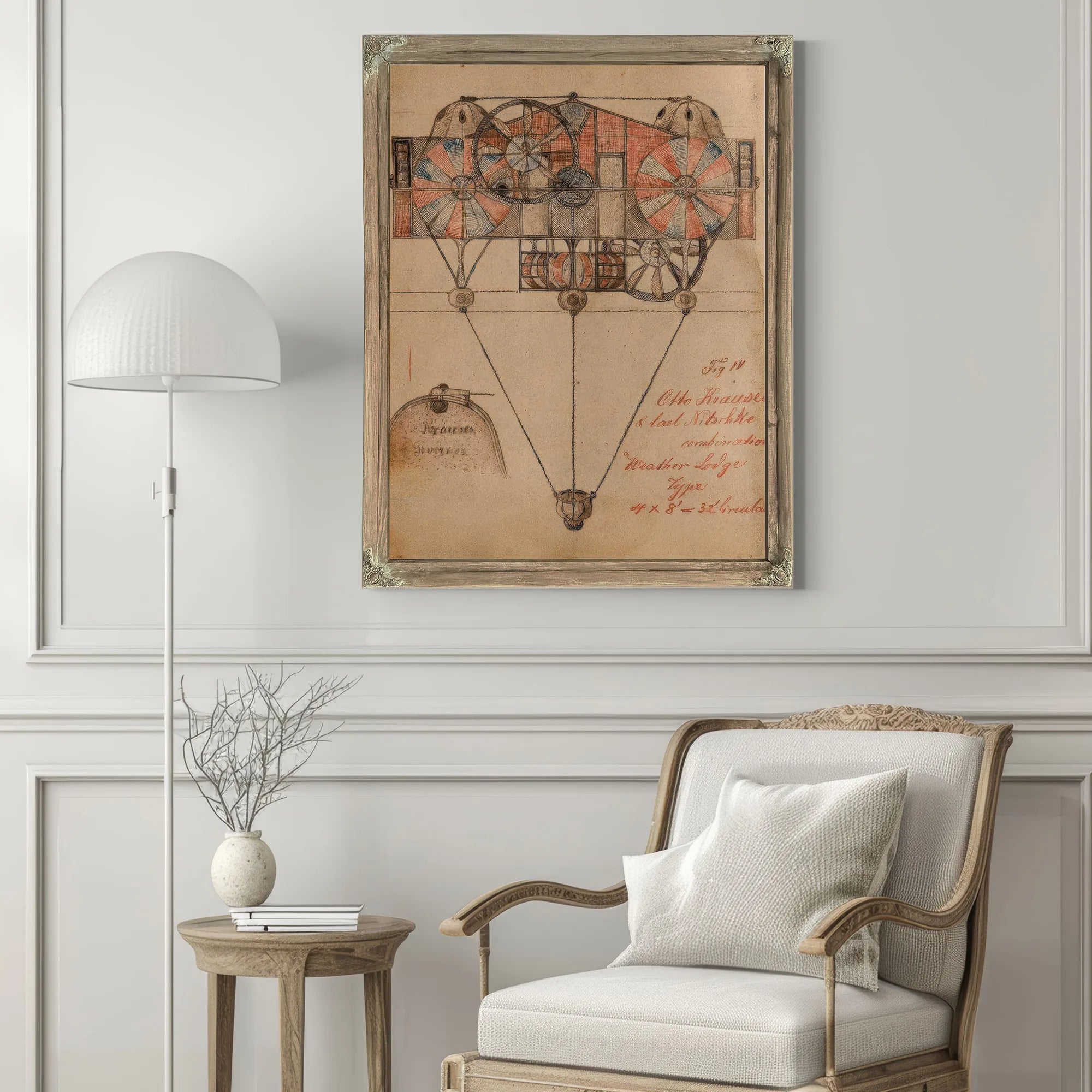 Weather Lodge 1919 By Charles Dellschau Fine Art Print