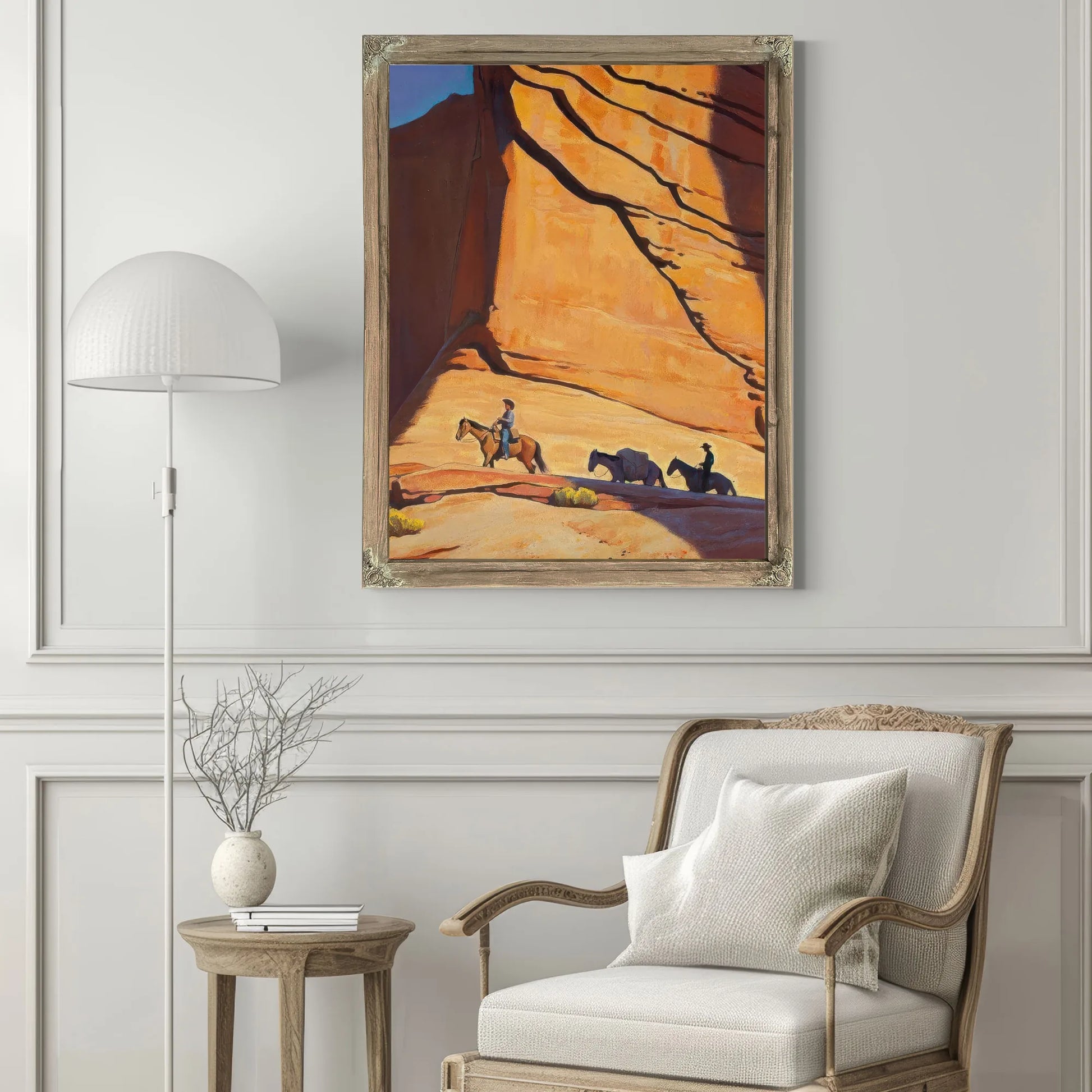 Red Gateway By Maynard Dixon Fine Art Print