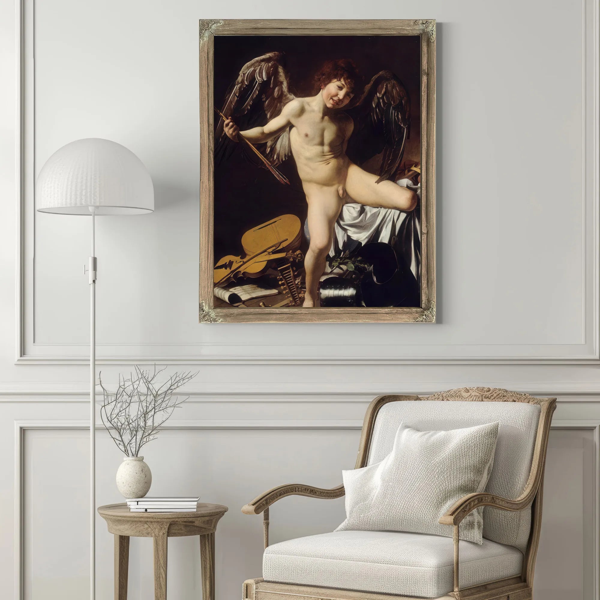 Cupid As Victor 1601 By Caravaggio Fine Art Print
