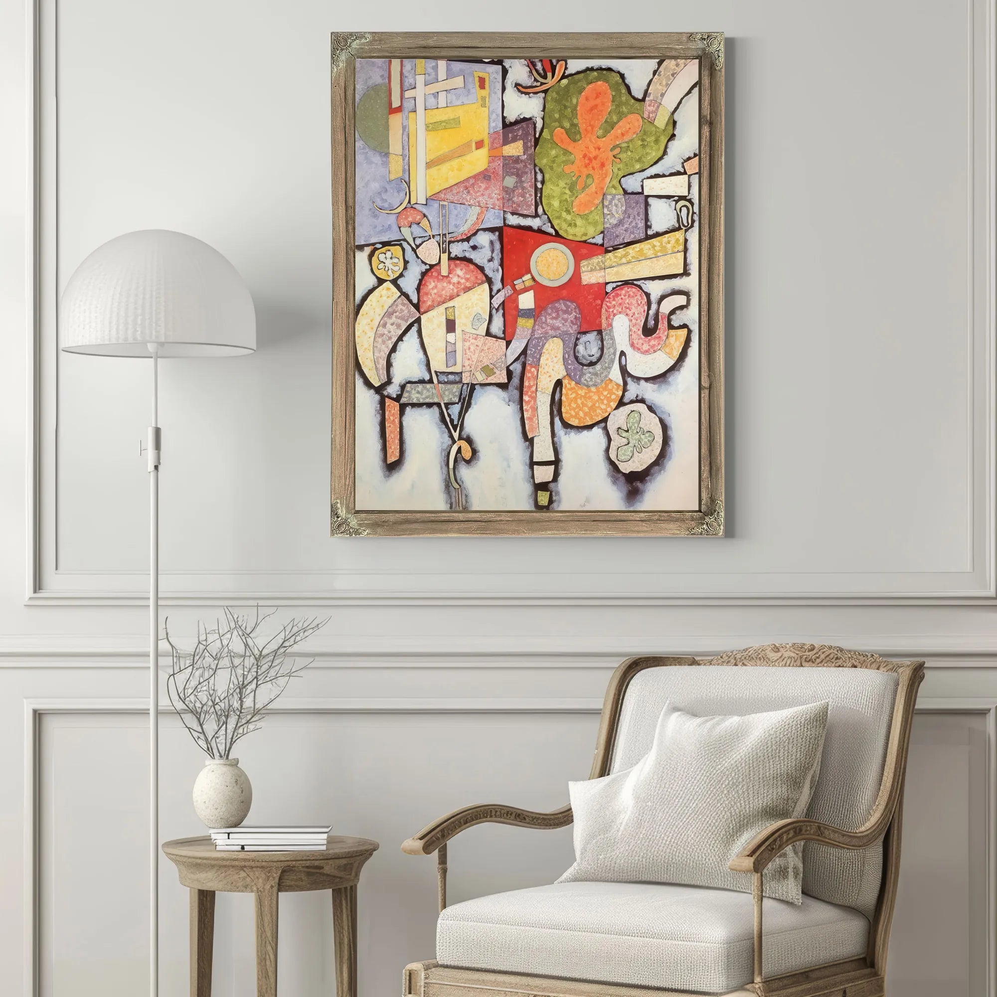 Complex Simple By Wassily Kandinsky Fine Art Print