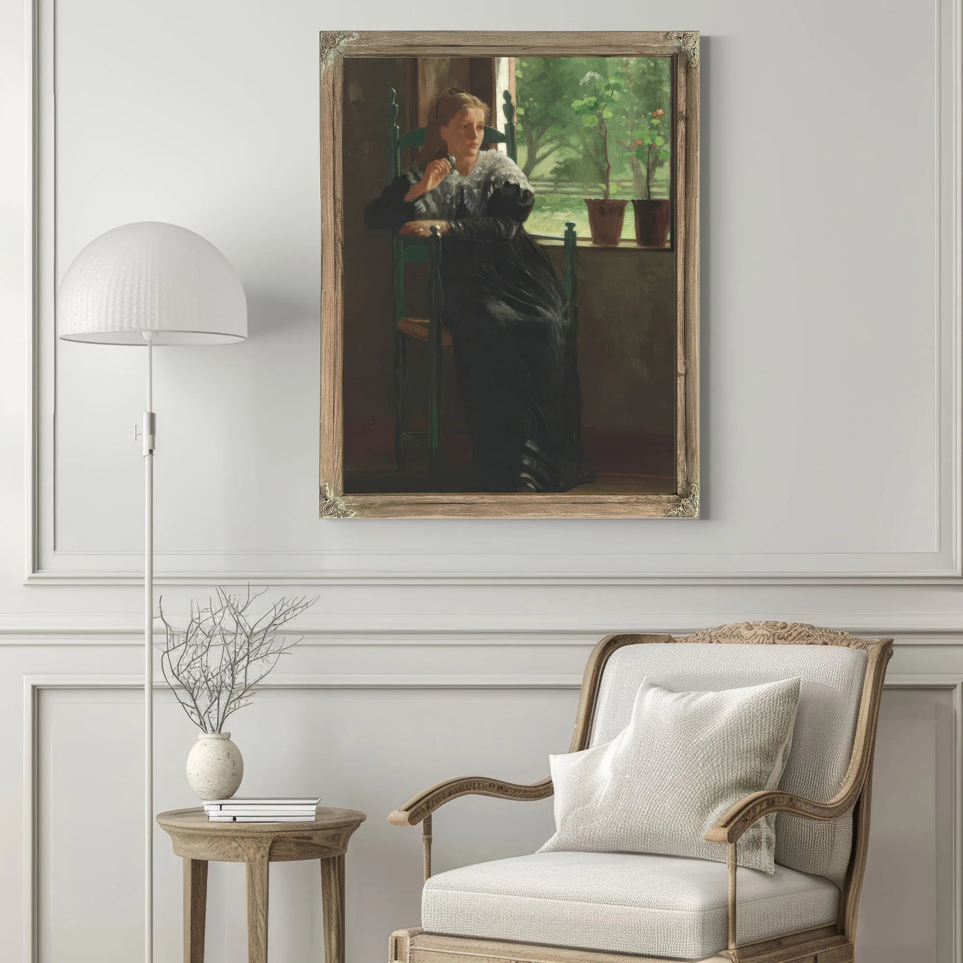 At The Window By Winslow Homer Fine Art Print