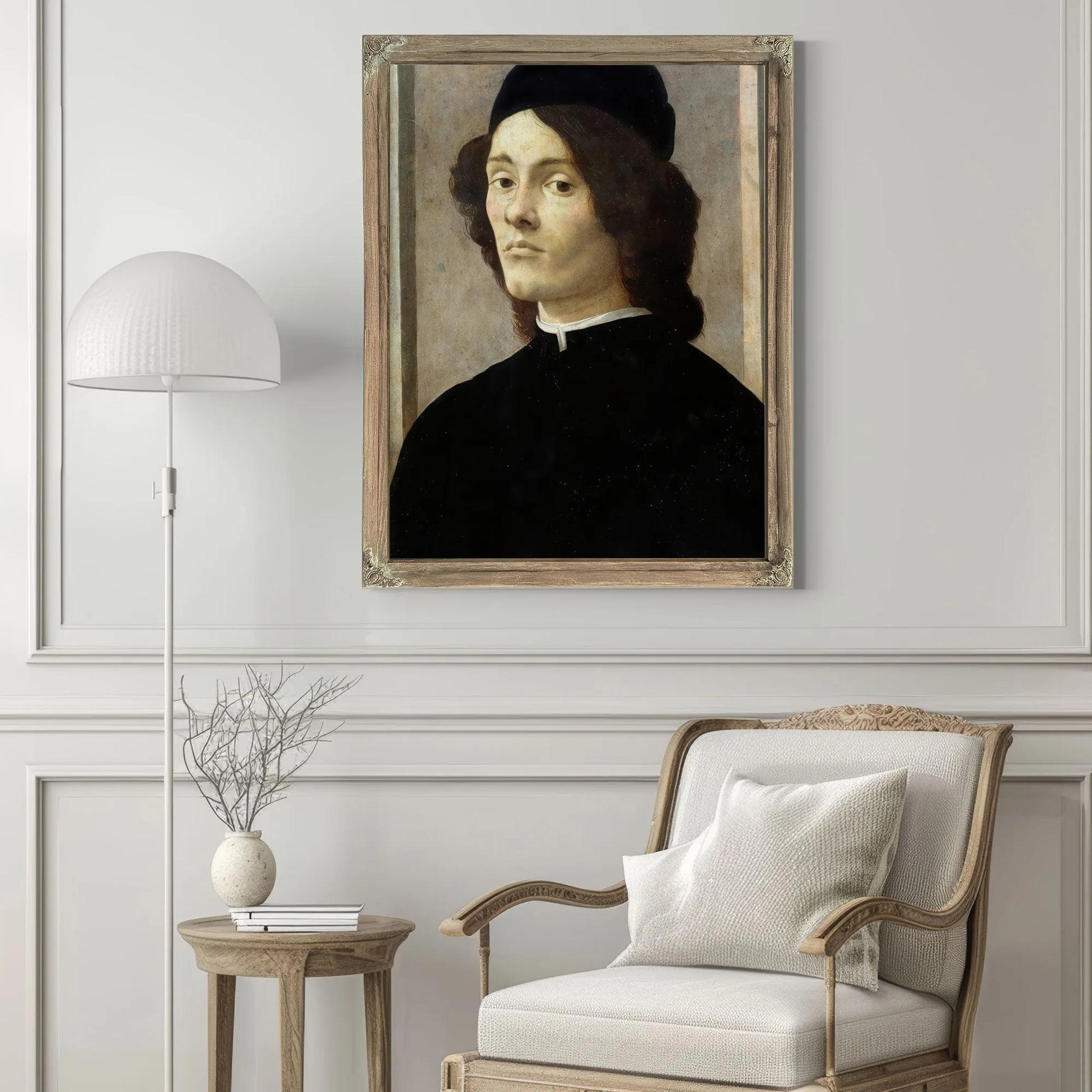 Portrait Of A Man By Sandro Botticelli Fine Art Print