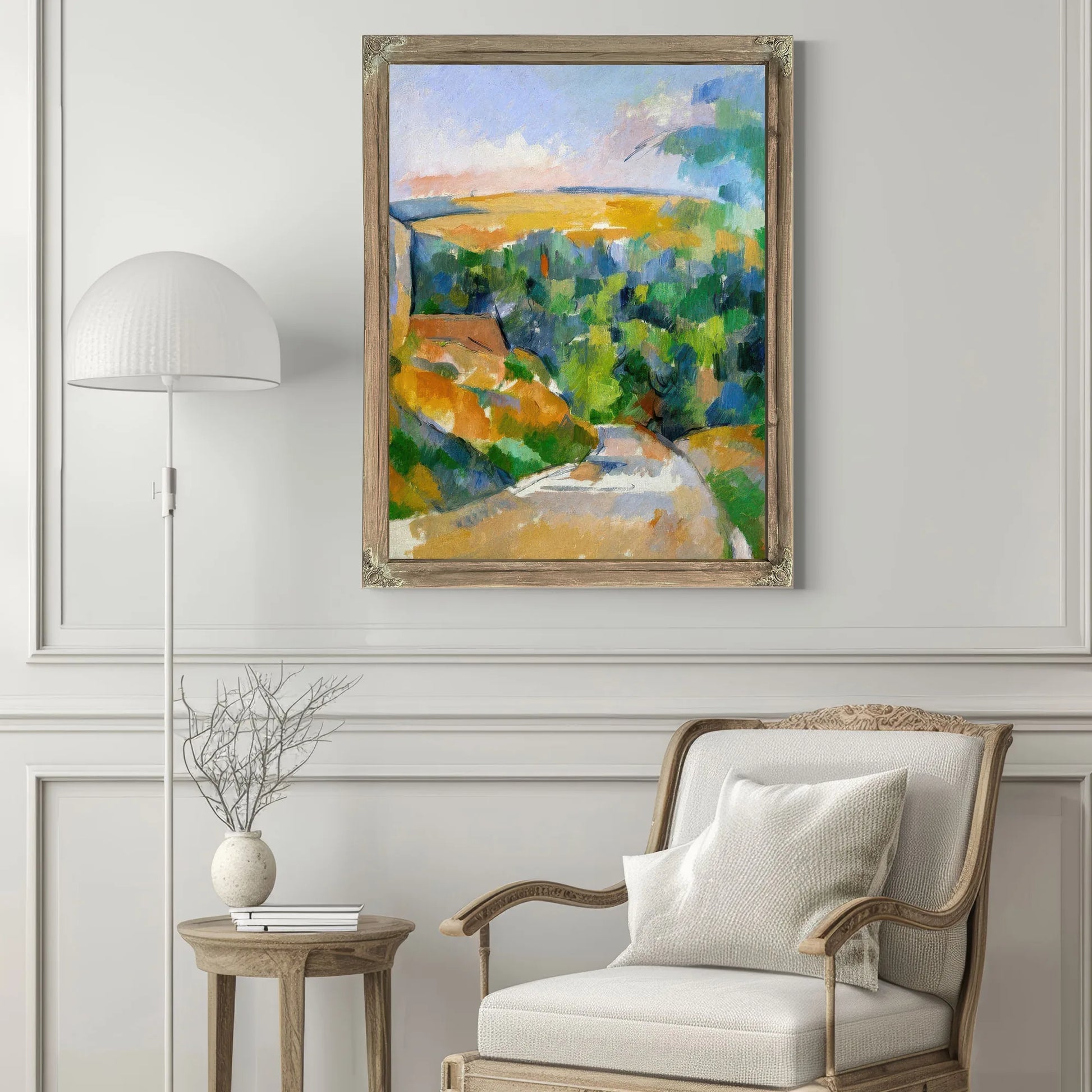 The Bend In The Road By Paul Cezanne Fine Art Print