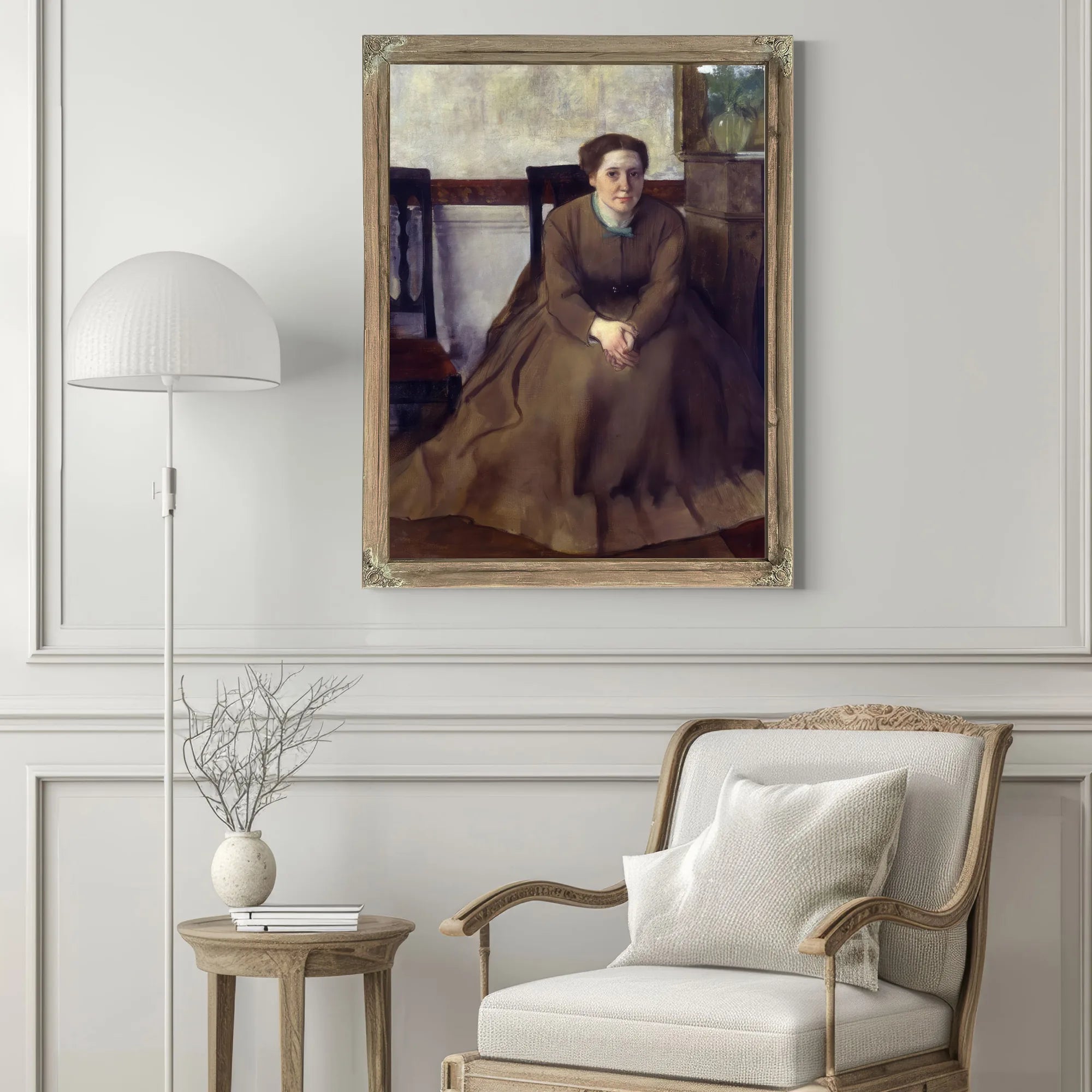 Victoria Dubourg By Edgar Degas Fine Art Print