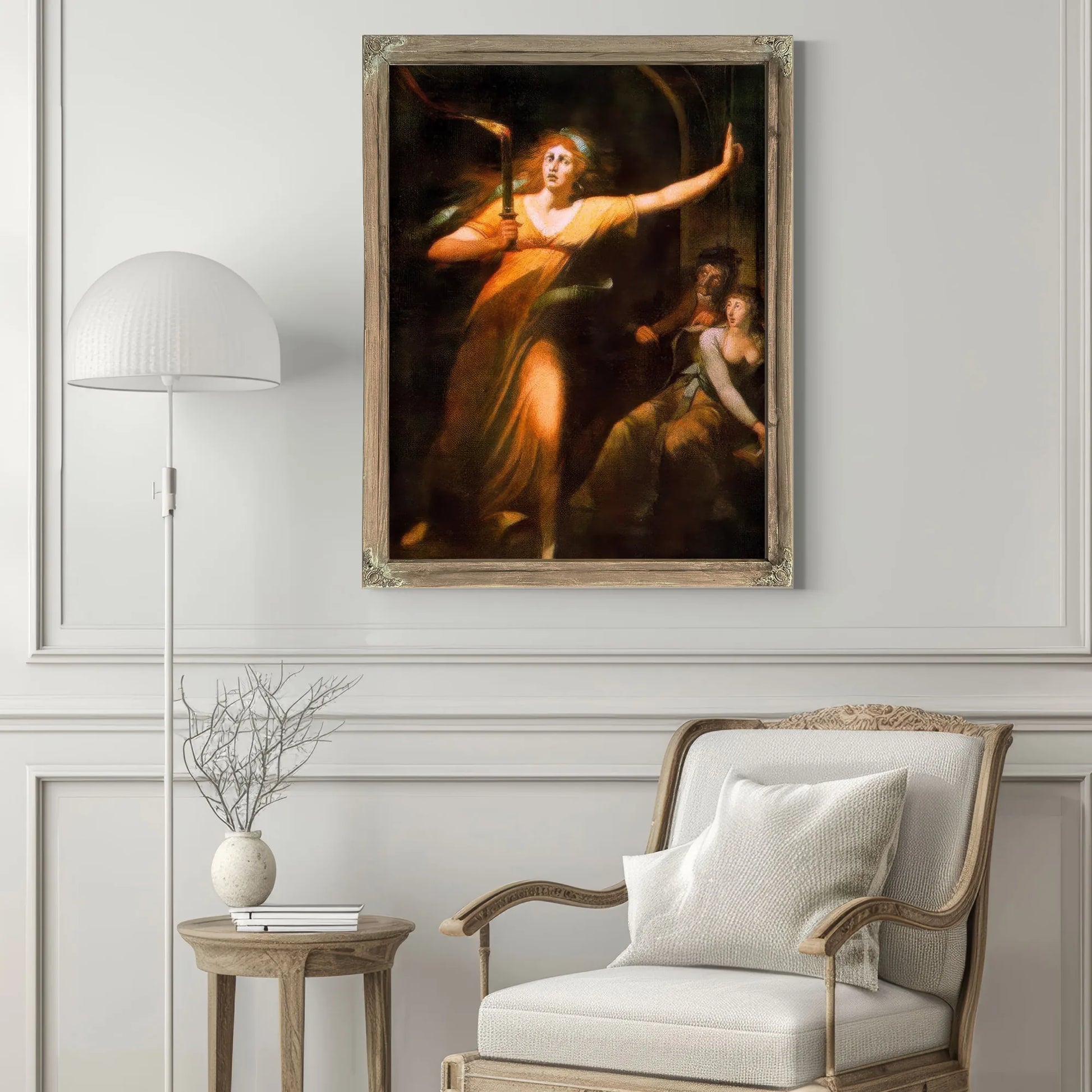 The Sleepwalking Lady Macbeth By Henry Fuseli Fine Art Print