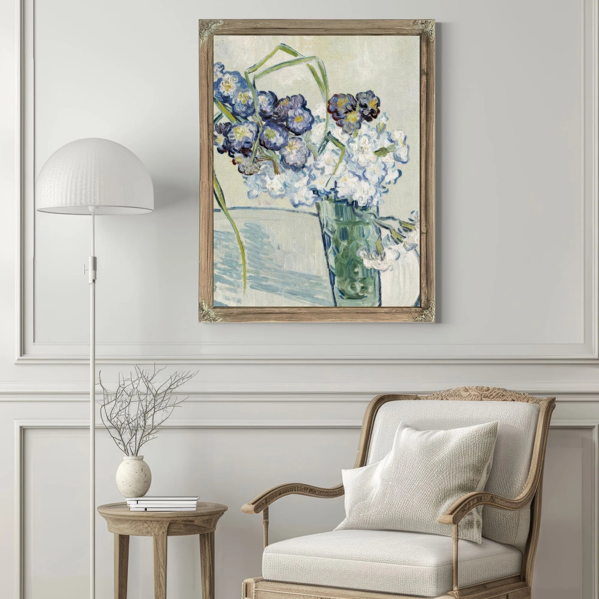 Still Life Vase Of Carnations By Vincent Van Gogh Fine Art Print