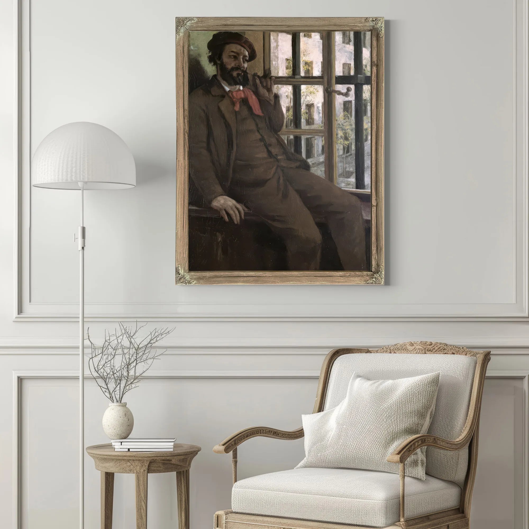 Self Portrait At Sainte Pelagie By Jean Desire Gustave Courbet Fine Art Print