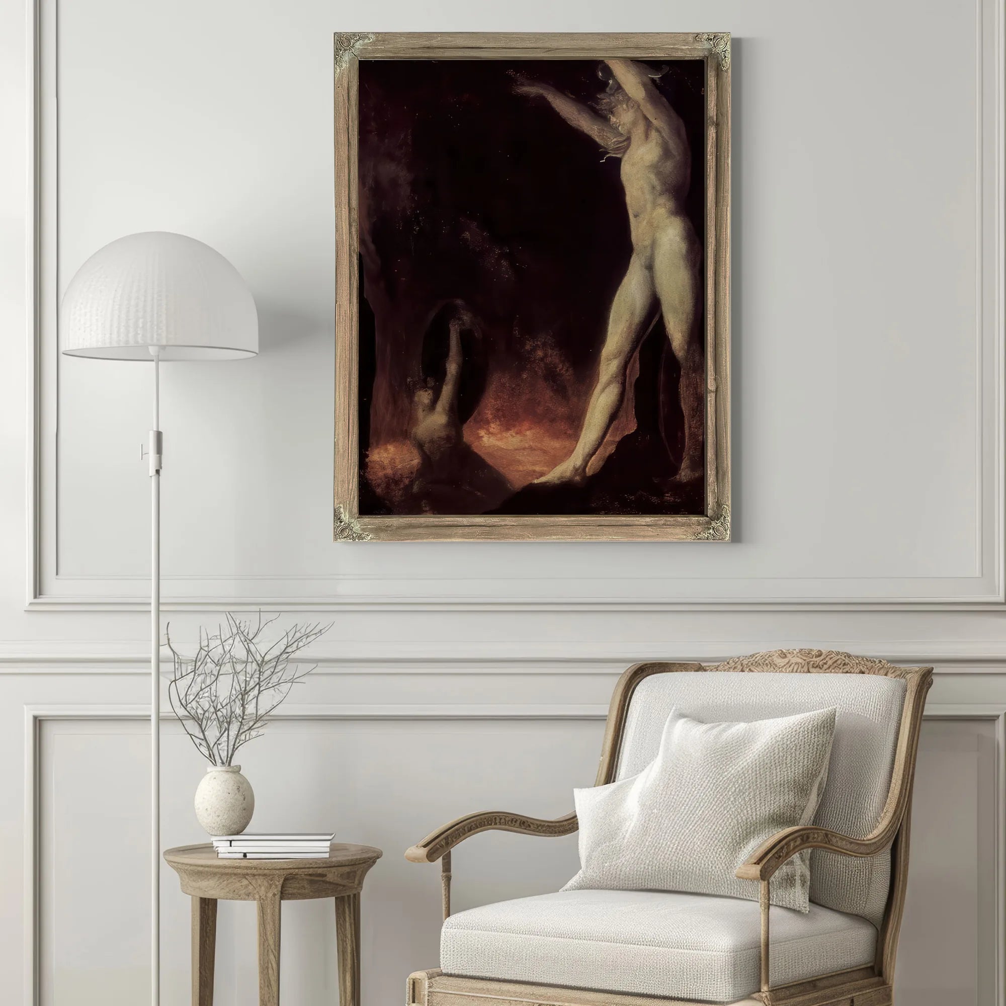 Satanic Call To The Beelzebub In Hell By Henry Fuseli Fine Art Print