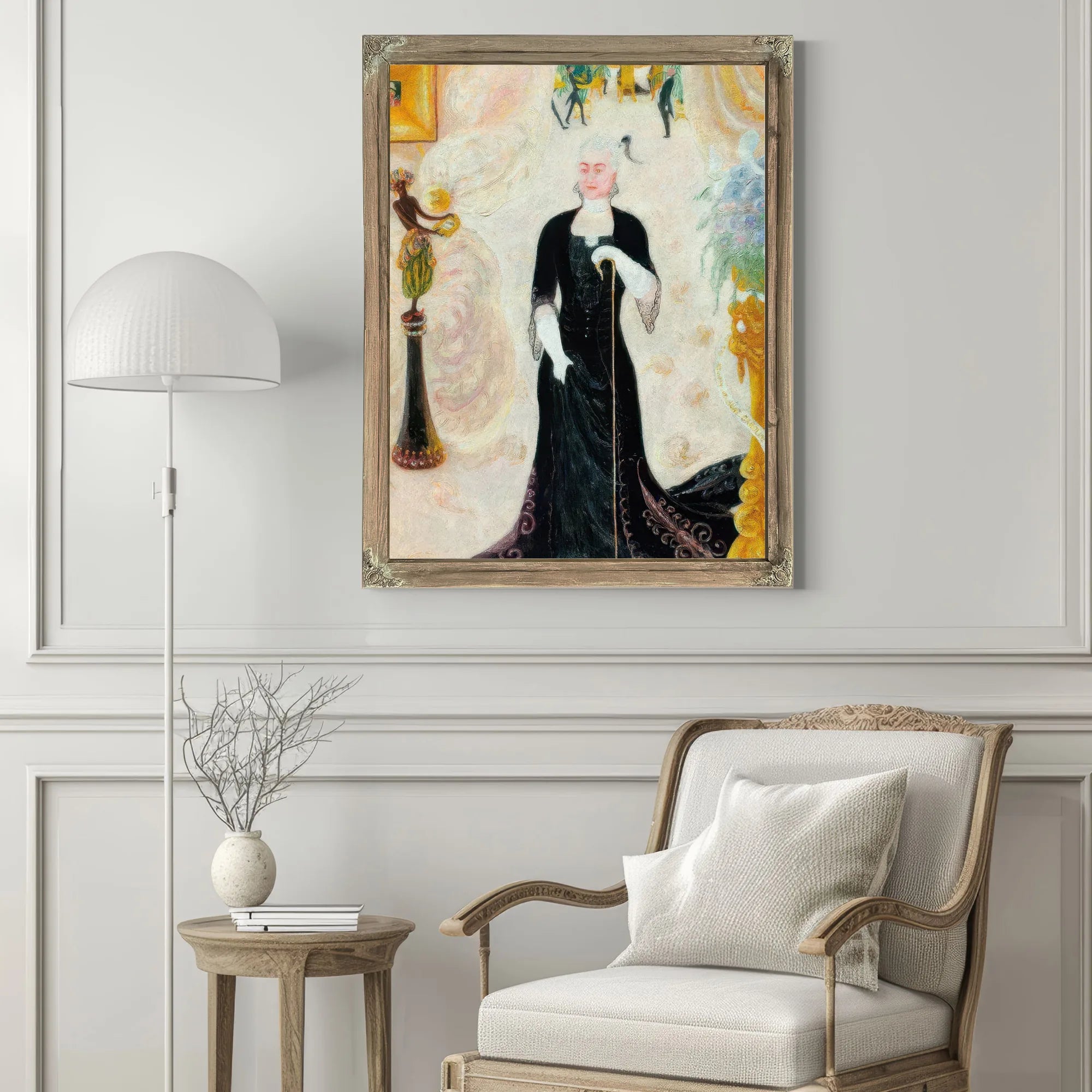 Portrait Of My Aunt By Florine Stettheimer Fine Art Print