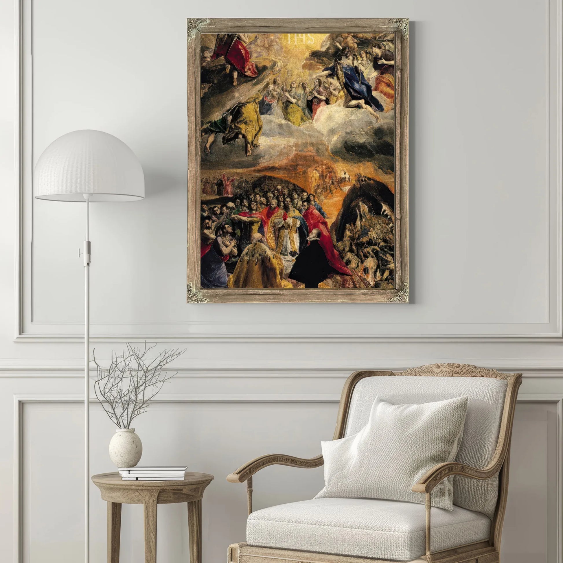 The Adoration Of The Name Of Jesus By El Greco Fine Art Print