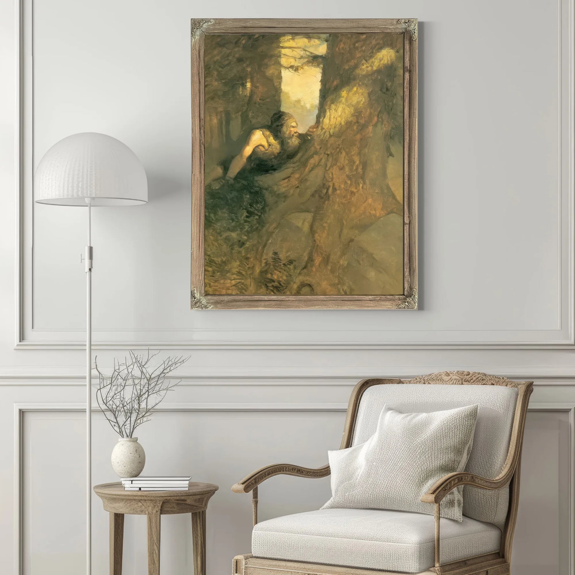 Ben Gunn By NC Wyeth Fine Art Print