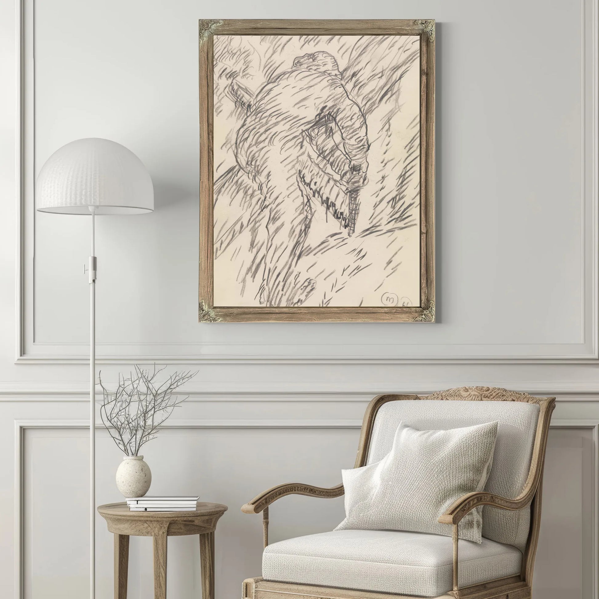 Sawing Wood By Marsden Hartley Fine Art Print