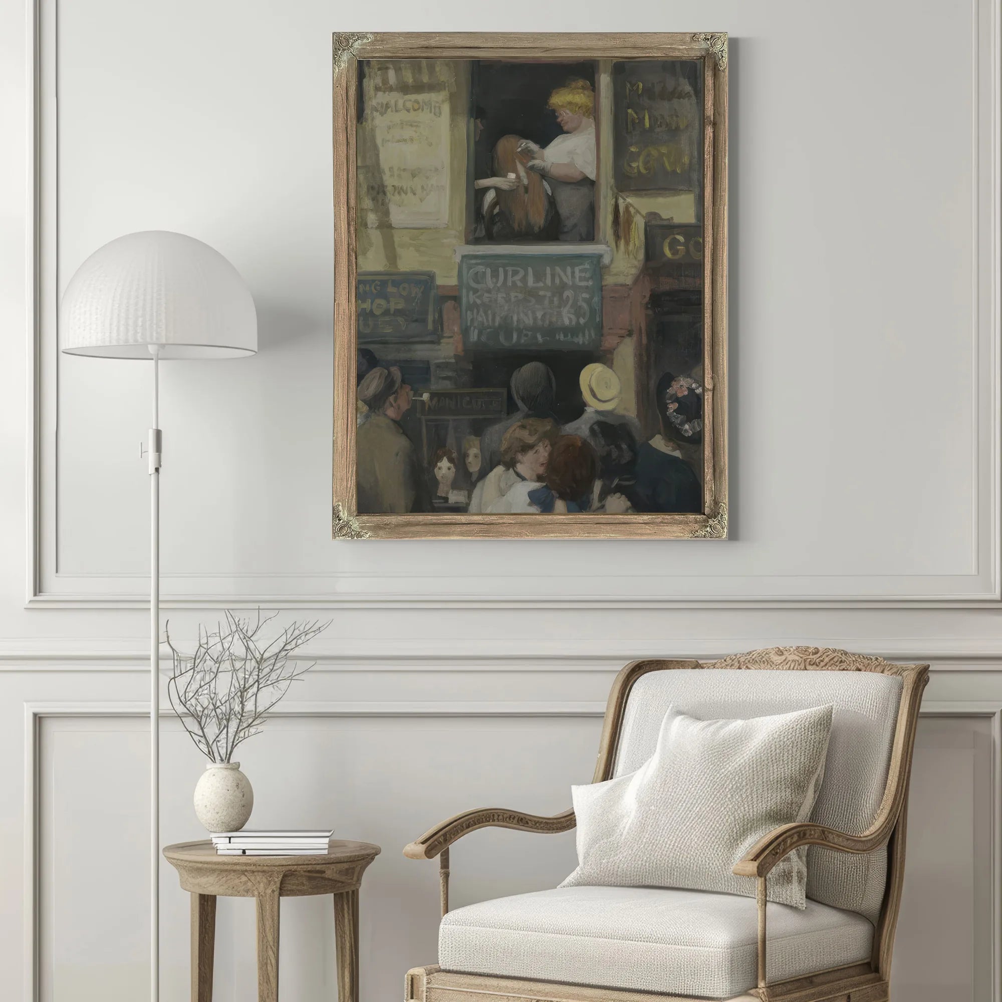 Hairdresser's Window By John Sloan Fine Art Print