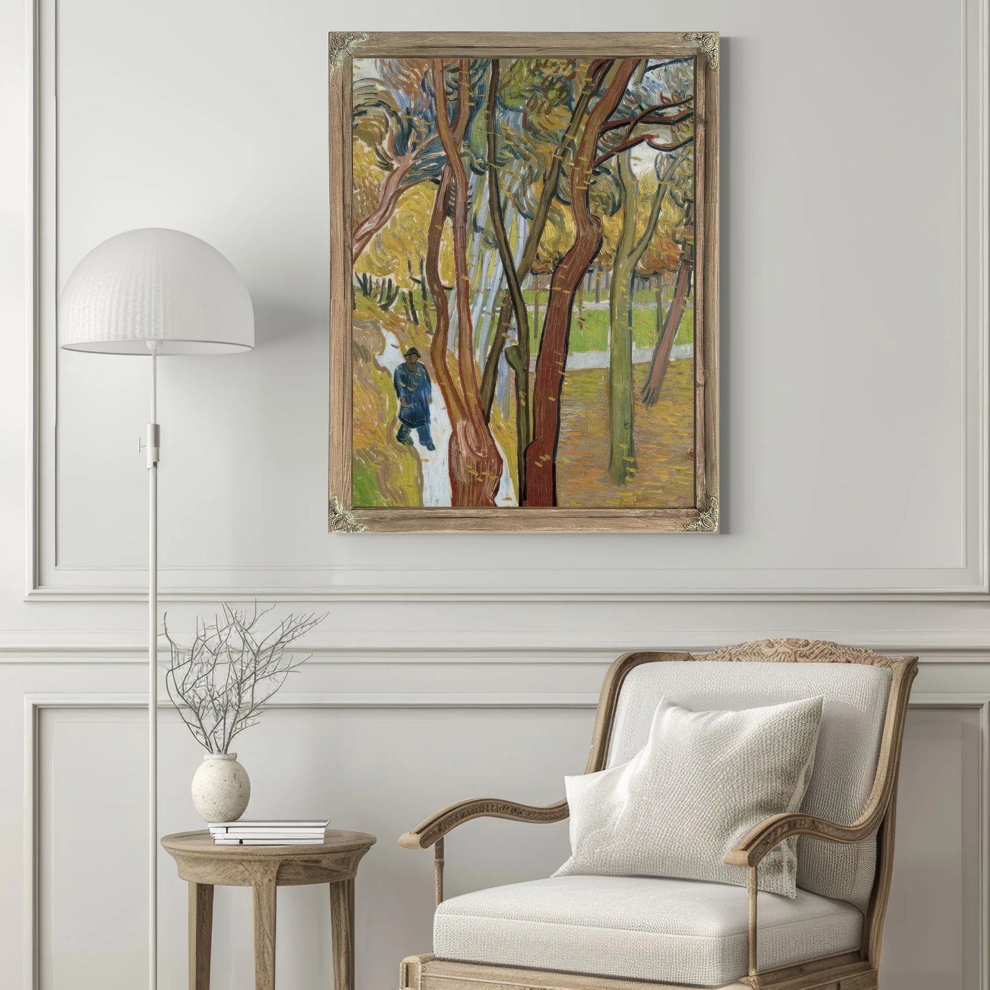 The Garden Of Saint Paul's Hospital ('The Fall Of The Leaves') By Vincent Van Gogh Fine Art Print