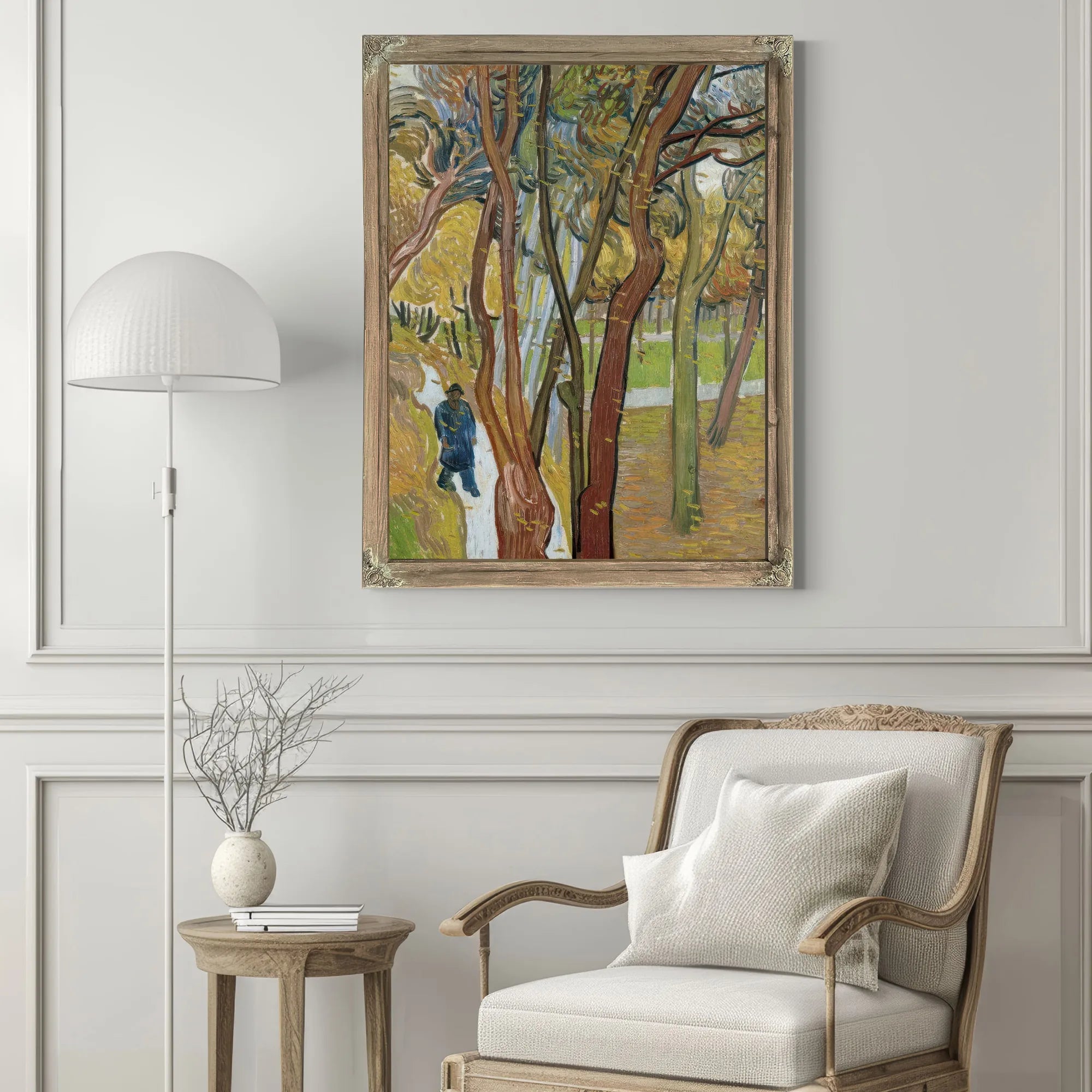 The Garden Of Saint Paul's Hospital ('The Fall Of The Leaves') By Vincent Van Gogh Fine Art Print