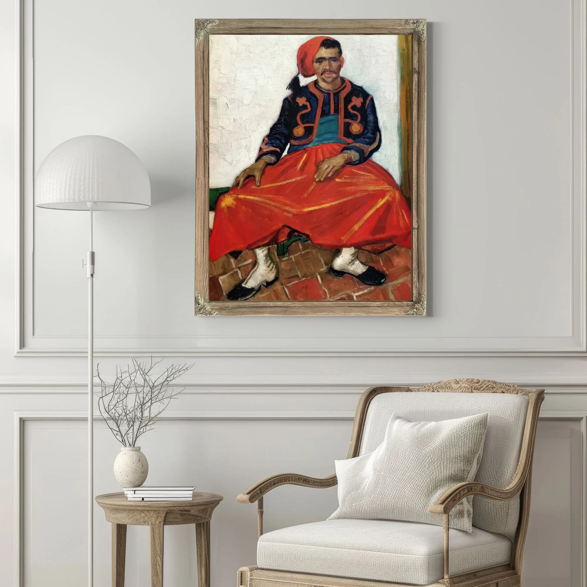 The Seated Zouave By Vincent Van Gogh Fine Art Print
