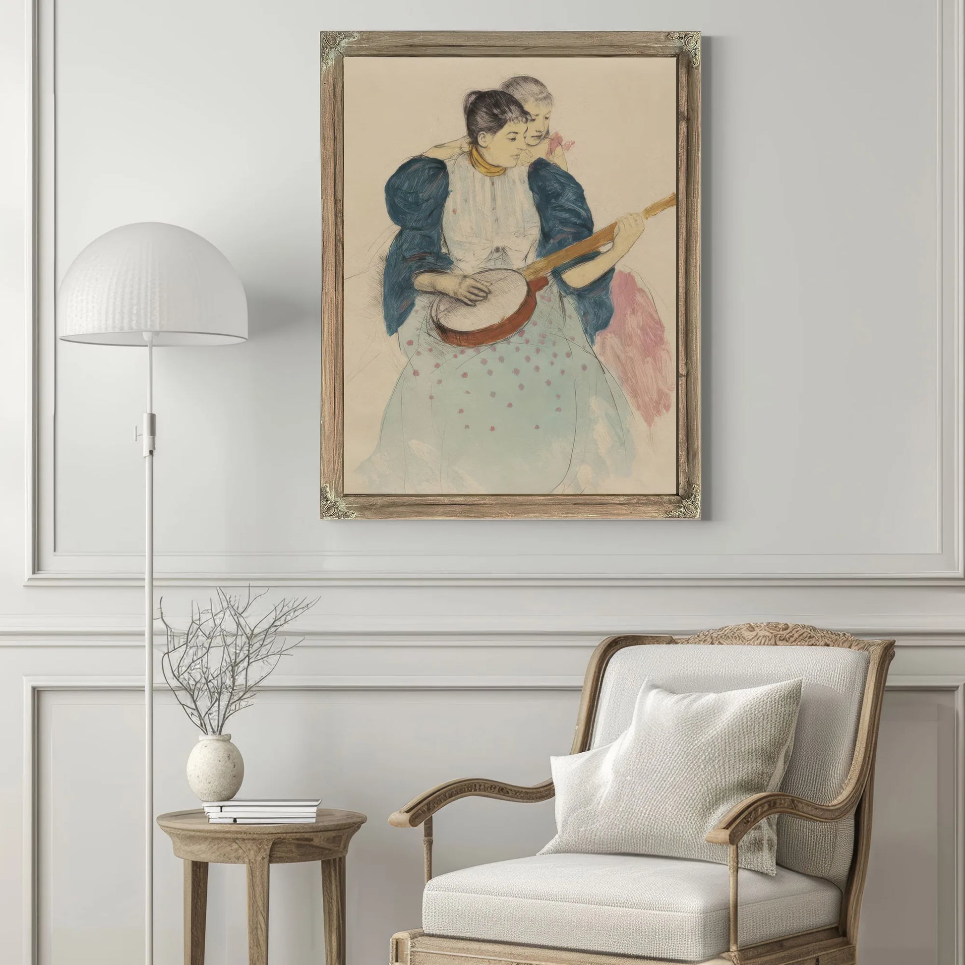 The Banjo Lesson By Mary Cassatt Fine Art Print