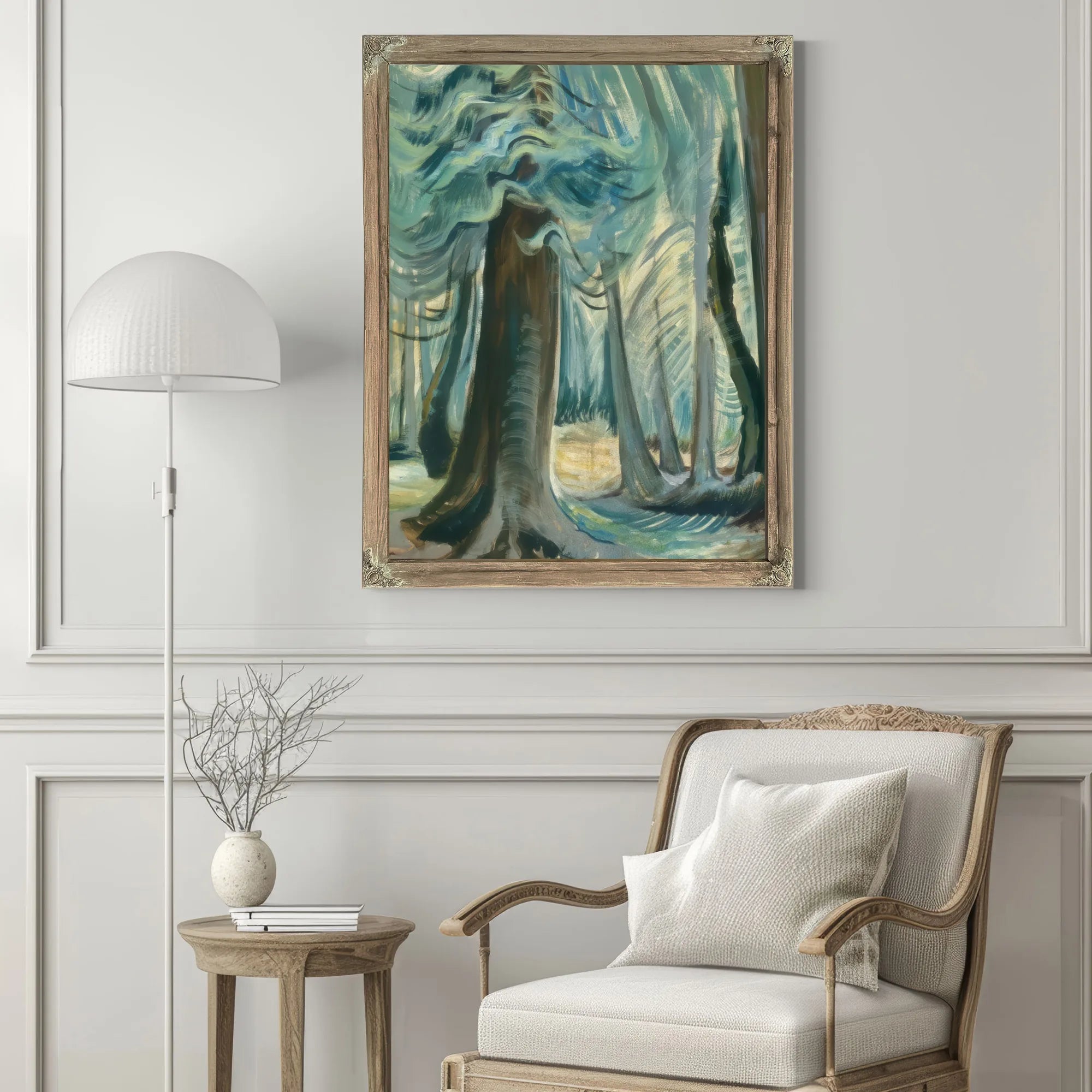Deep Forest Lighted By Emily Carr Fine Art Print