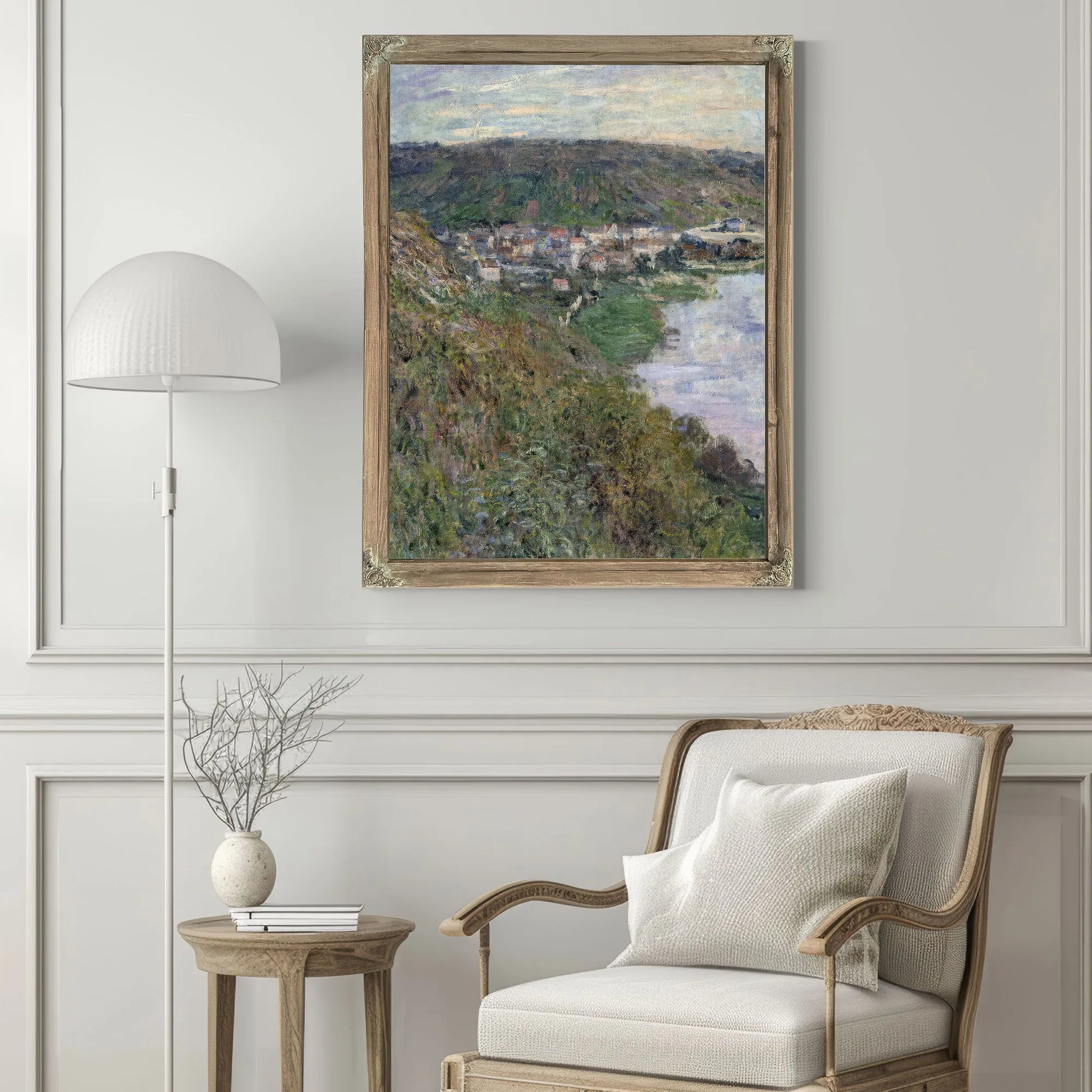 View Of Vetheiul By Claude Monet Fine Art Print