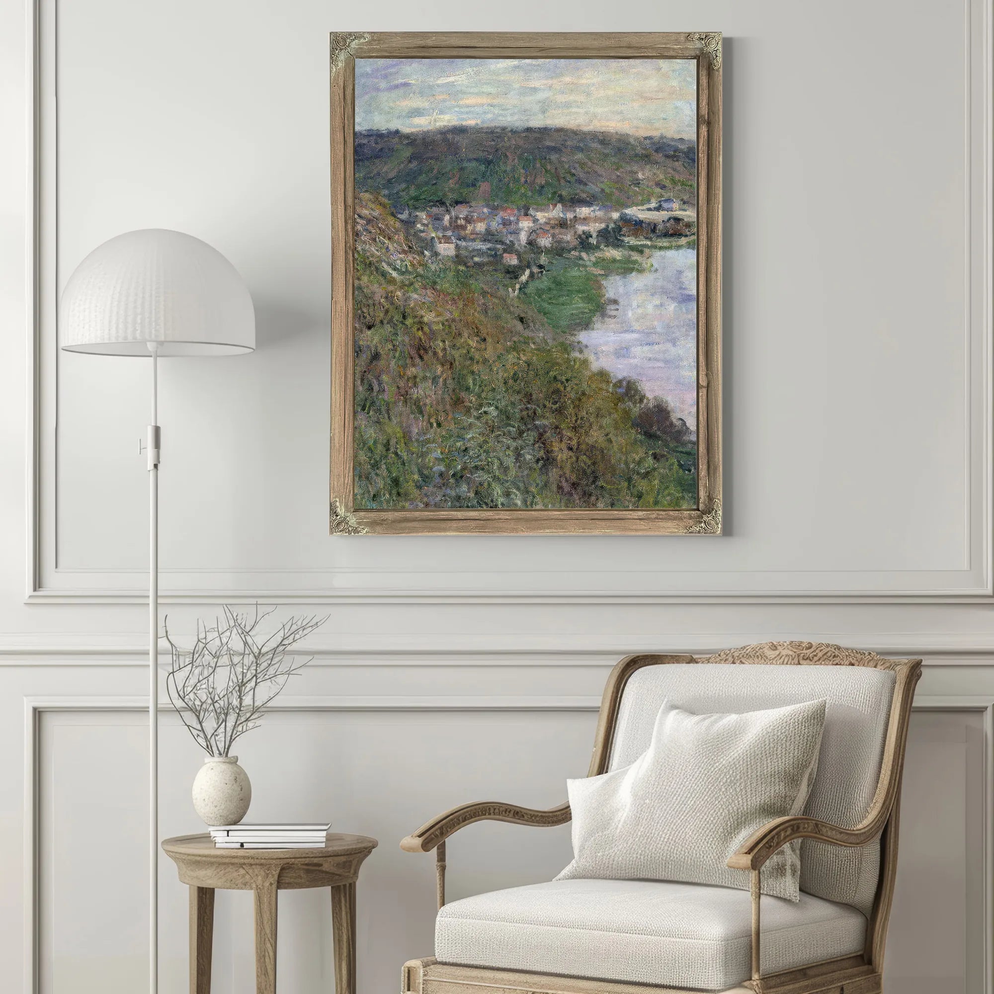 View Of Vetheiul By Claude Monet Fine Art Print