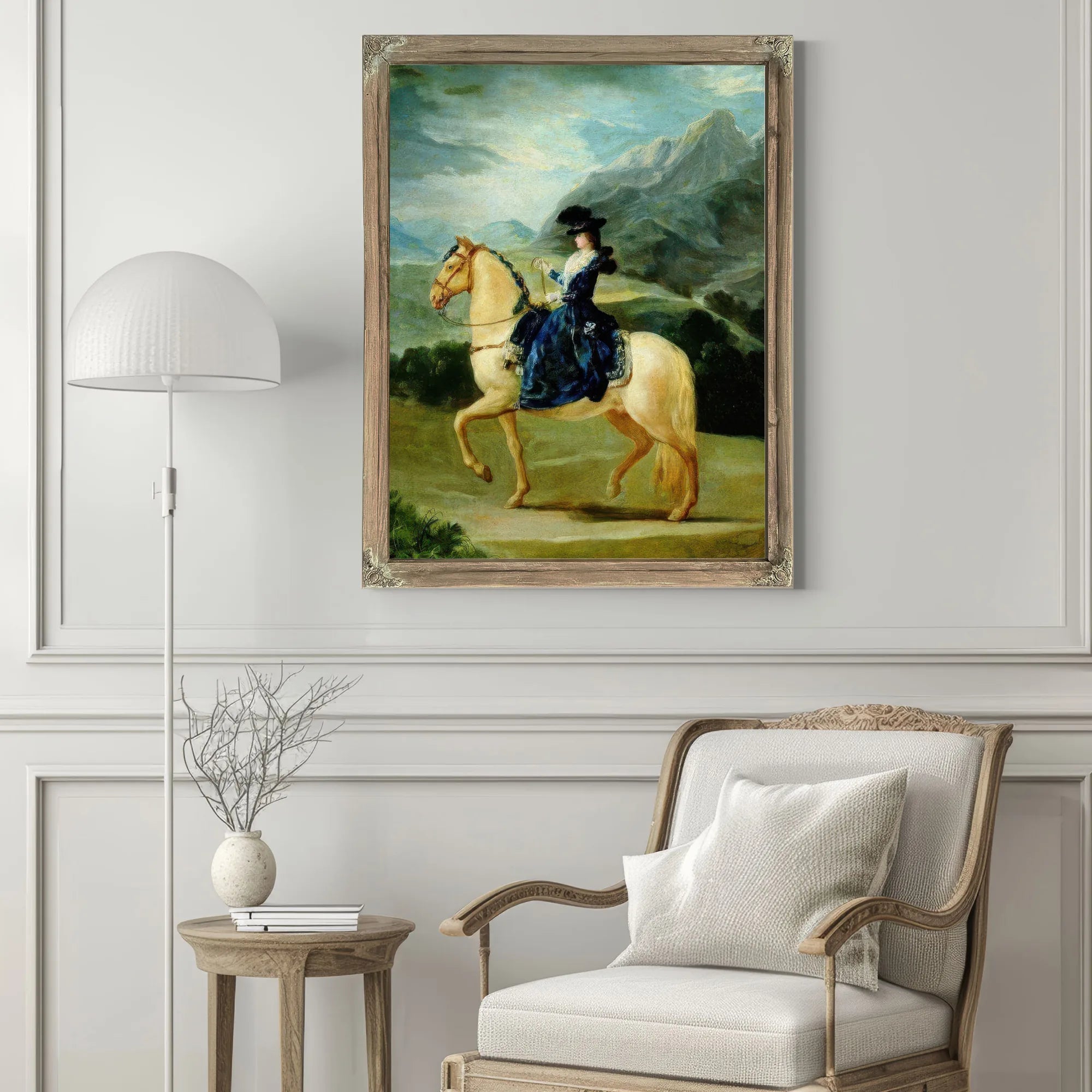 Portrait Of Maria Teresa De Vallabriga On Horseback By Francisco De Goya Fine Art Print