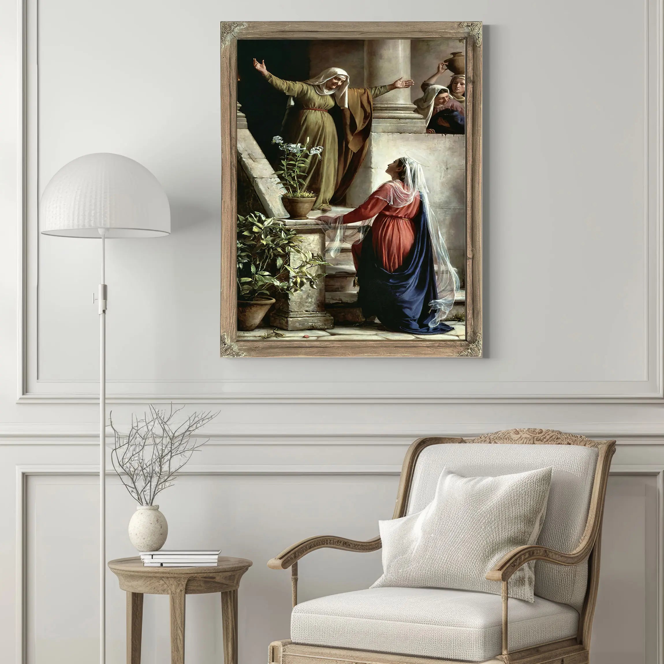 Mary And Elizabeth by Carl Bloch