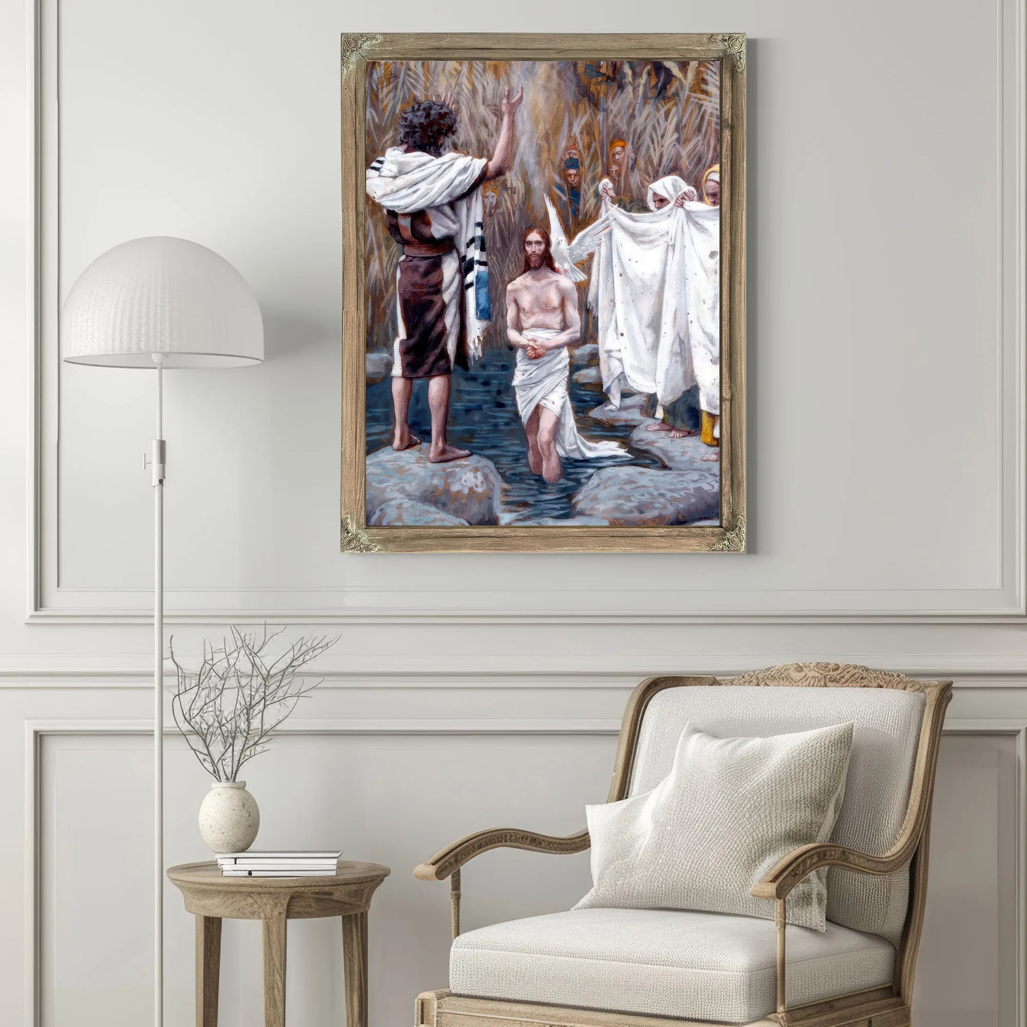 Baptism Of Jesus By James Tissot Fine Art Print