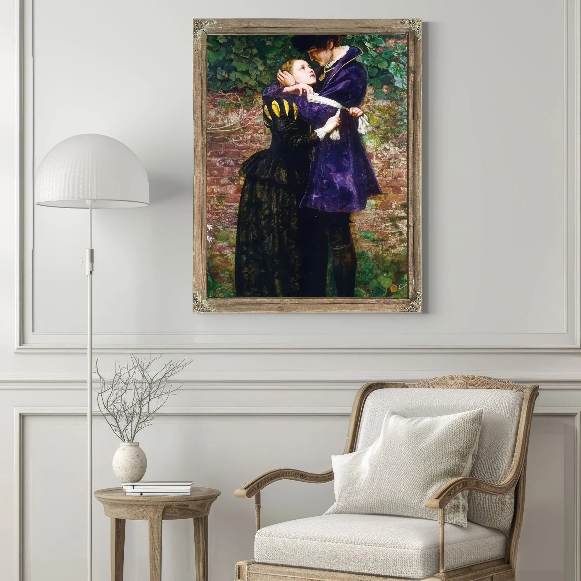 A Huguenot On St Bartholemews Day By John Everett Millais Fine Art Print