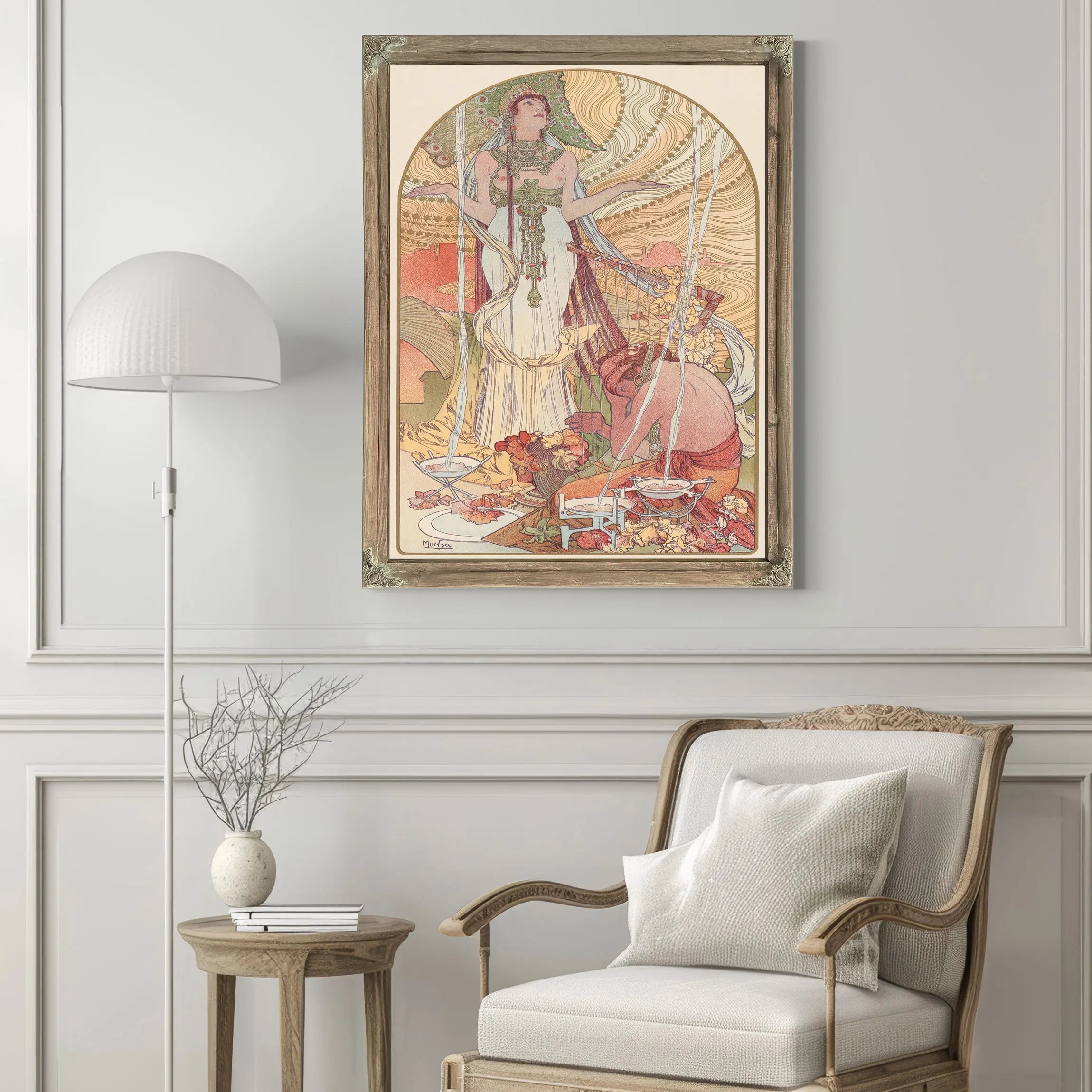 Incantation Salammbo by Alphonse Mucha
