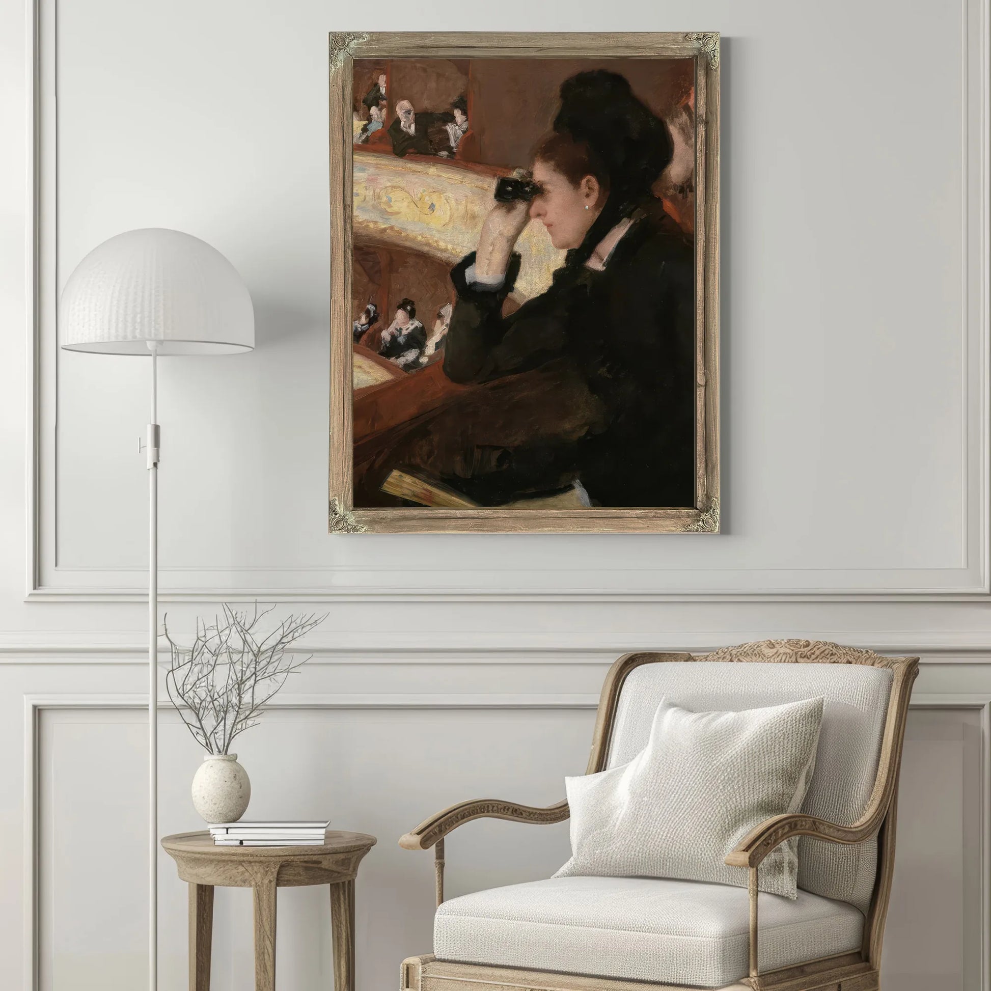 In The Loge By Mary Cassatt Fine Art Print