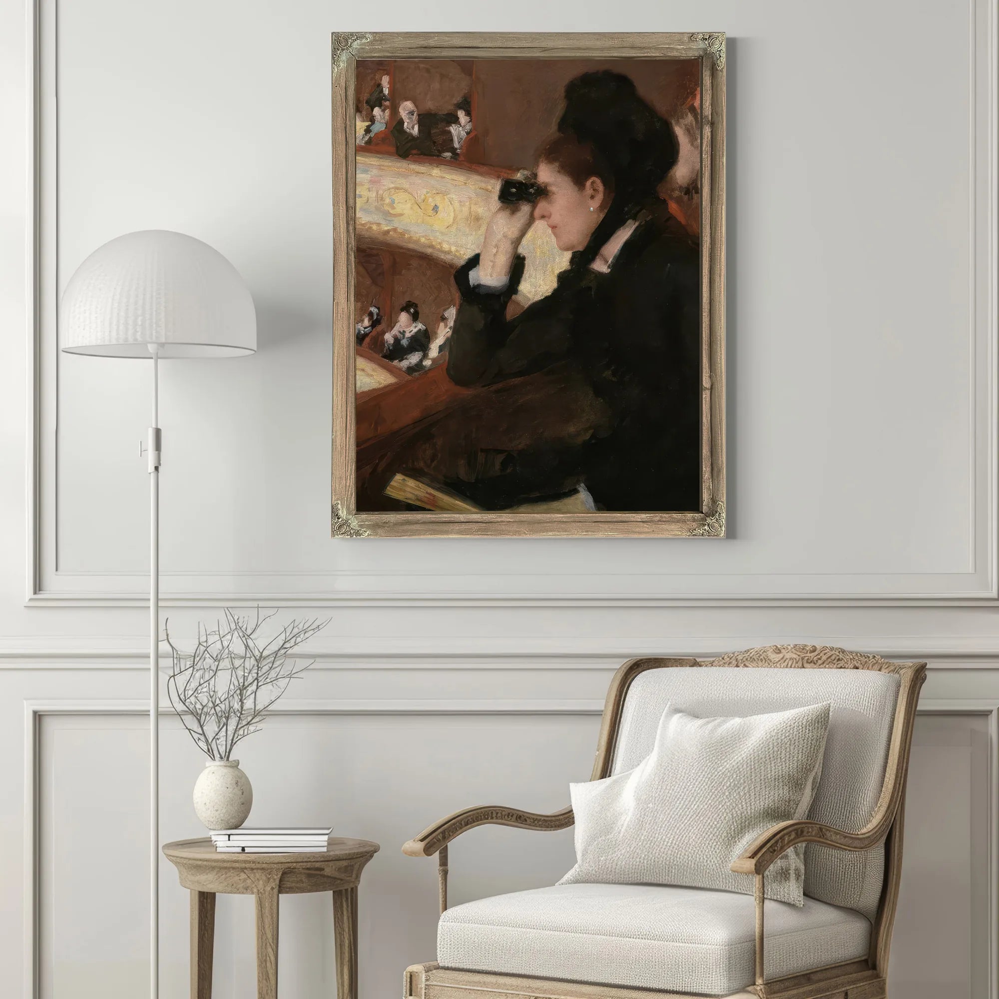 In The Loge By Mary Cassatt Fine Art Print