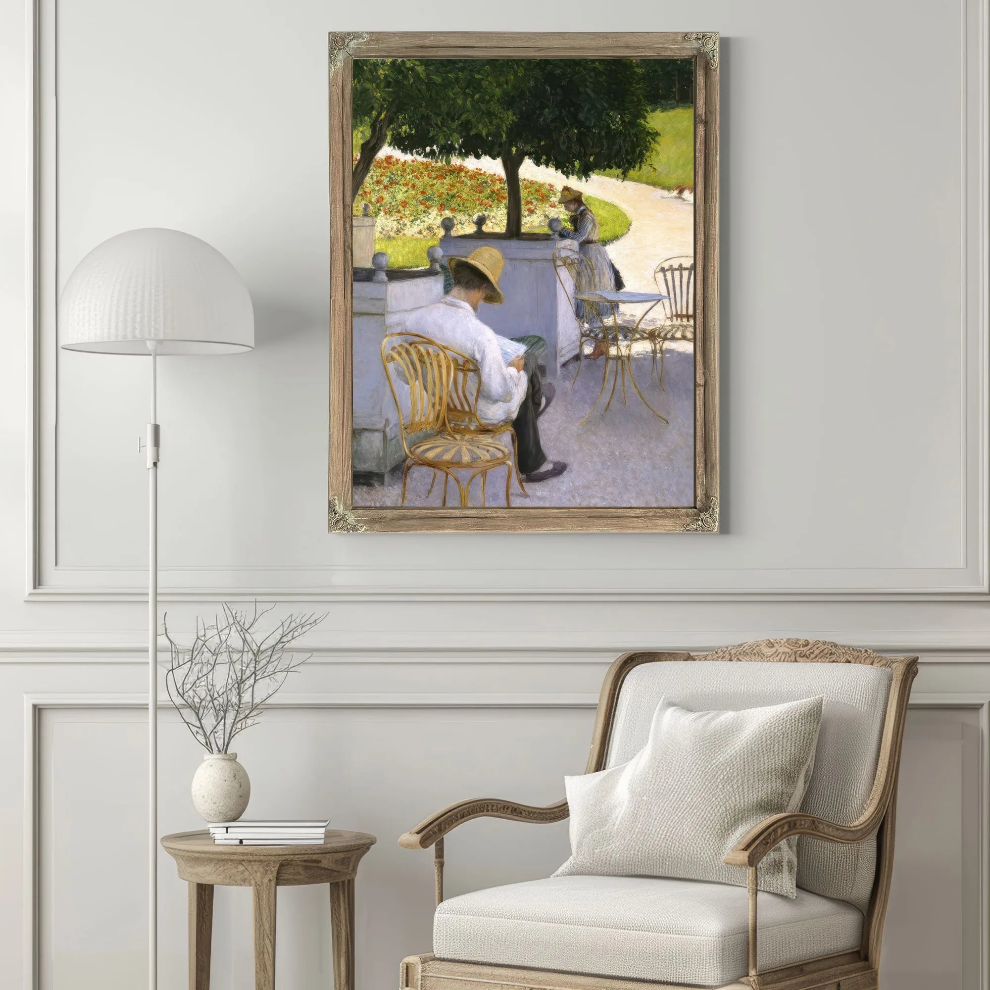 The Orange Trees By Gustave Caillebotte Fine Art Print